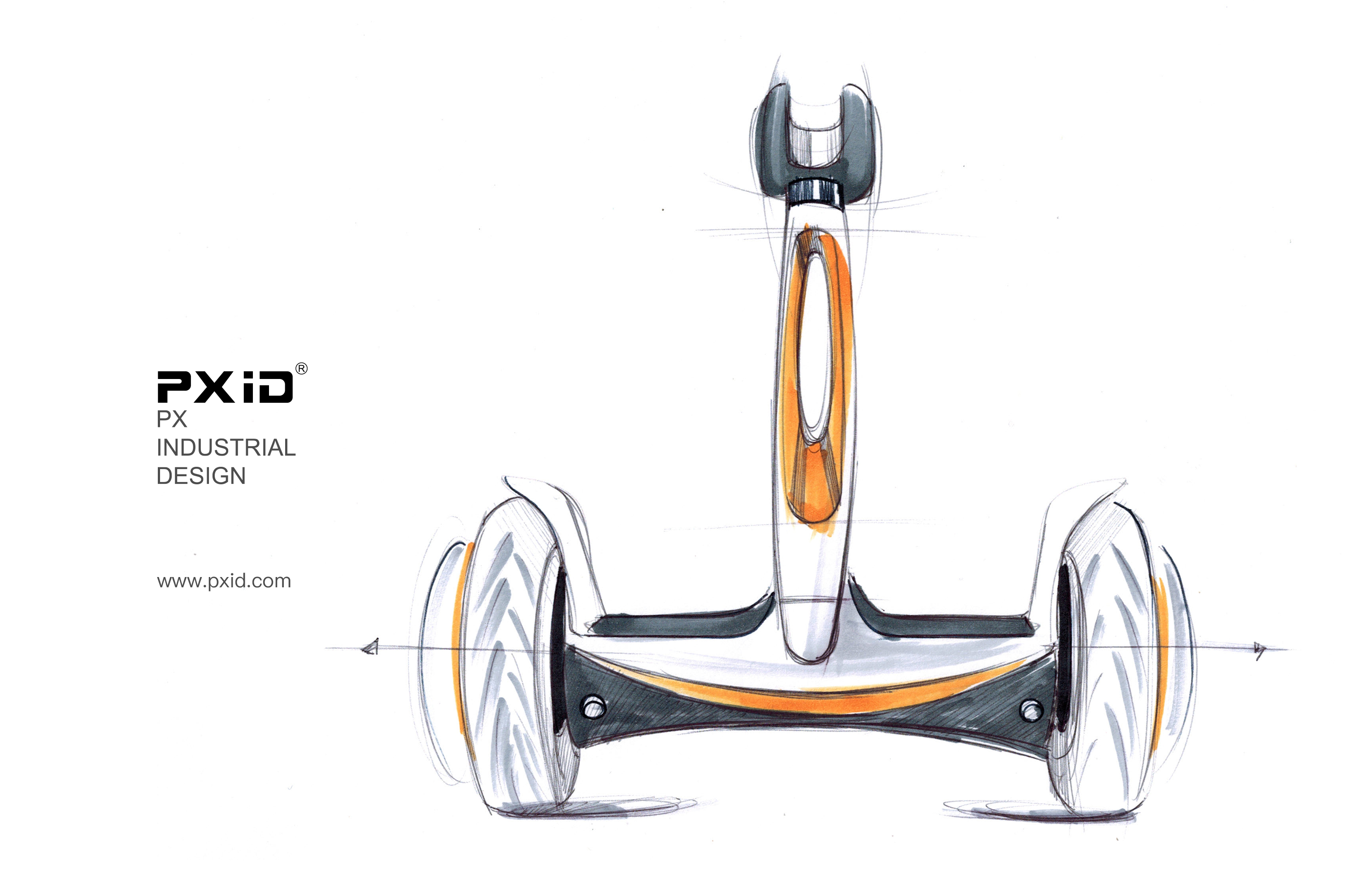 Design of electric scooter，Scooter design，Balance car design，Design of walking tools for the elderly，pxid，Product oriented industrial design，