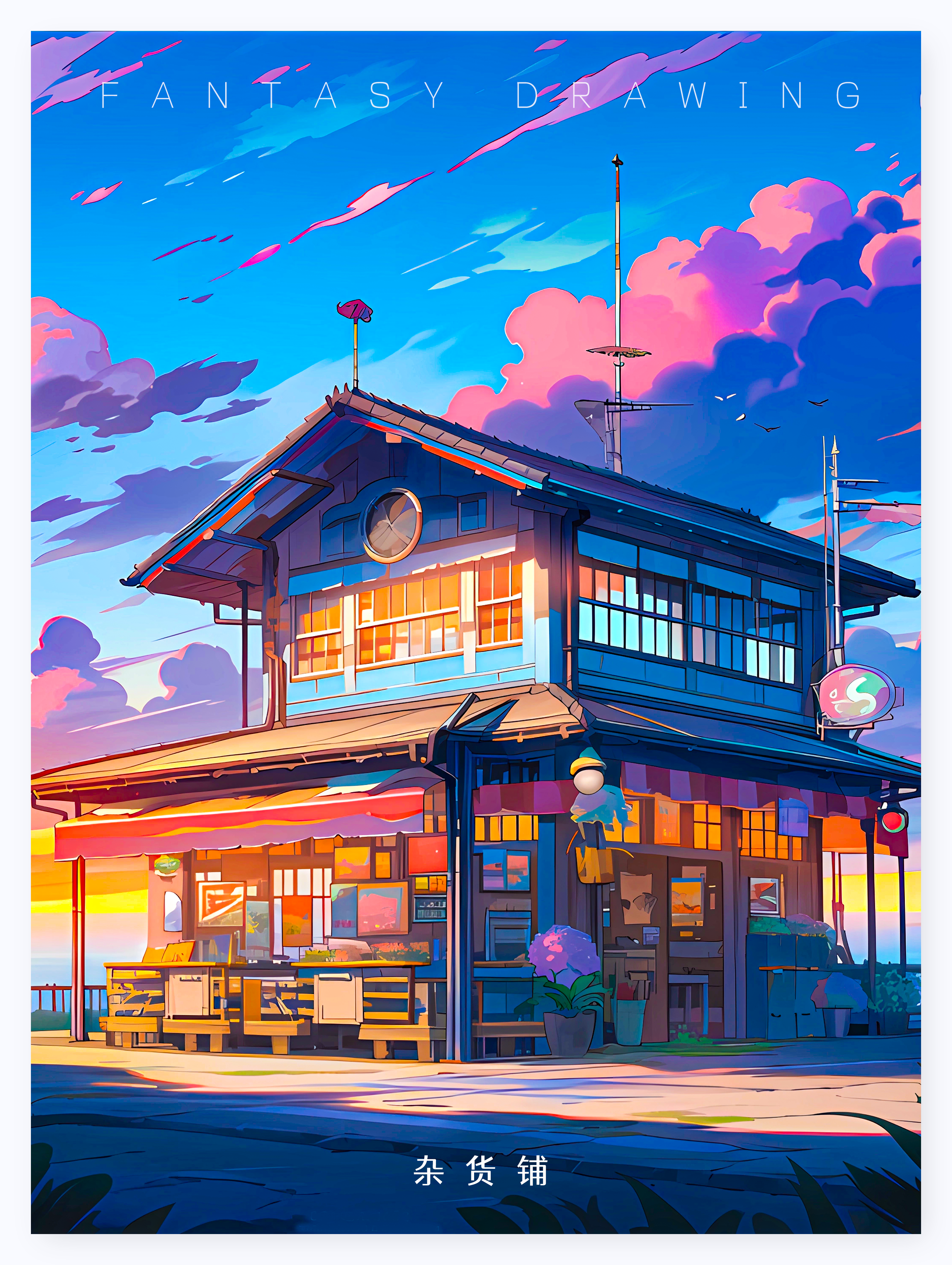 midjourney，Illustration，cartoon，AICG，artificial intelligence，Hayao Miyazaki，Midjourney keywords，prompt，