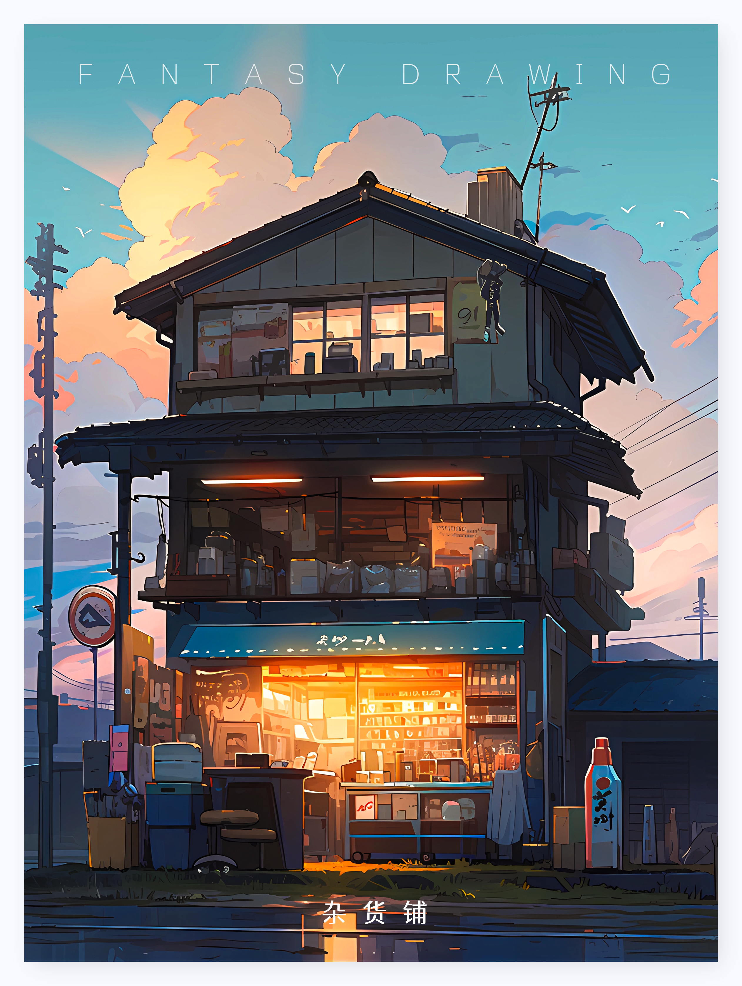 midjourney，Illustration，cartoon，AICG，artificial intelligence，Hayao Miyazaki，Midjourney keywords，prompt，