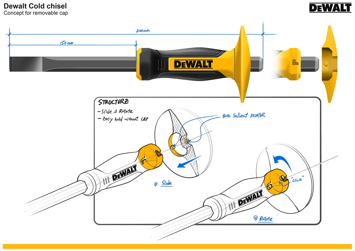 industrial design，product design，tool，conceptual design，Ice chisel，sketch，