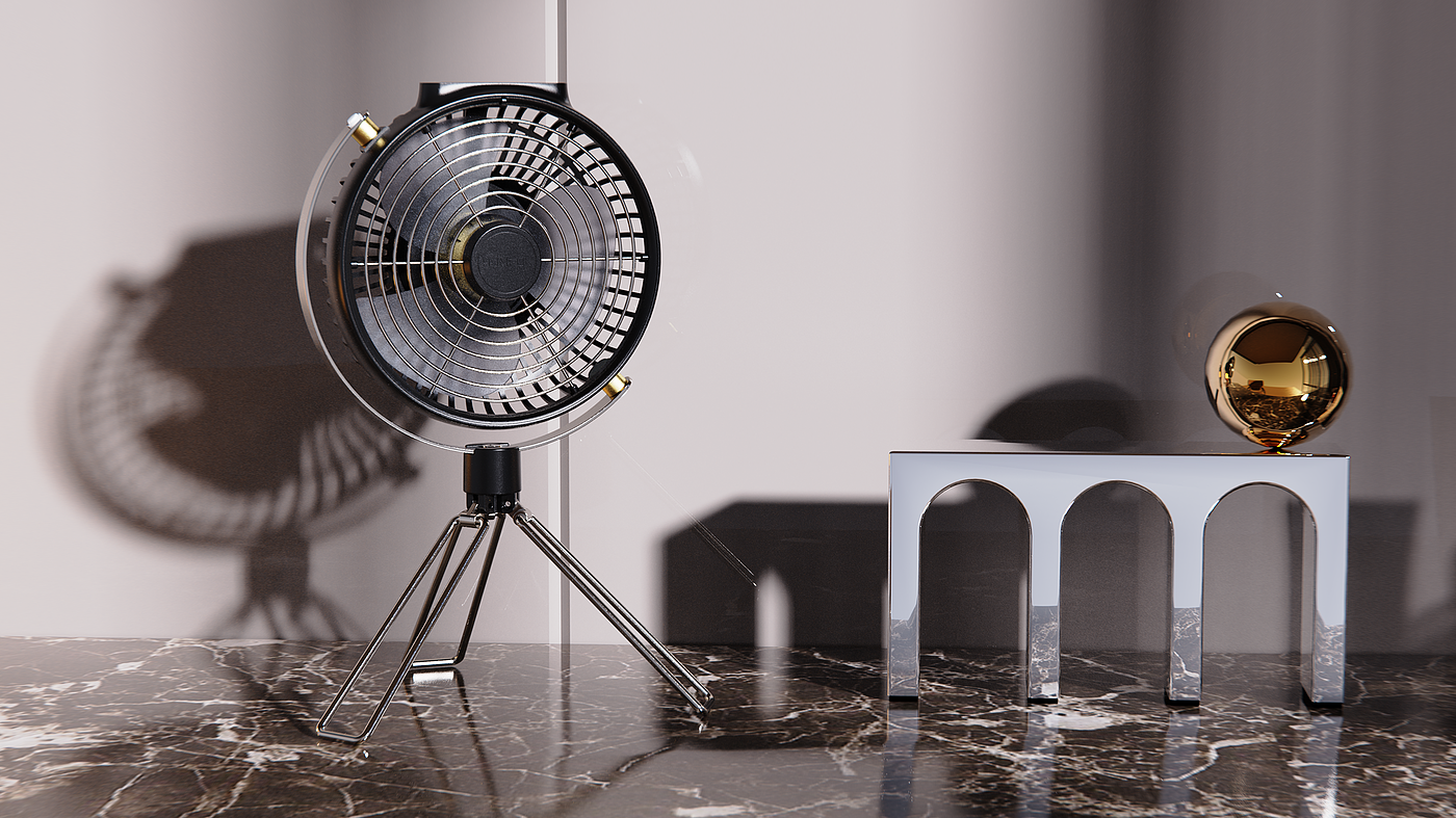 Fan，product design，keyshot，I Believe，