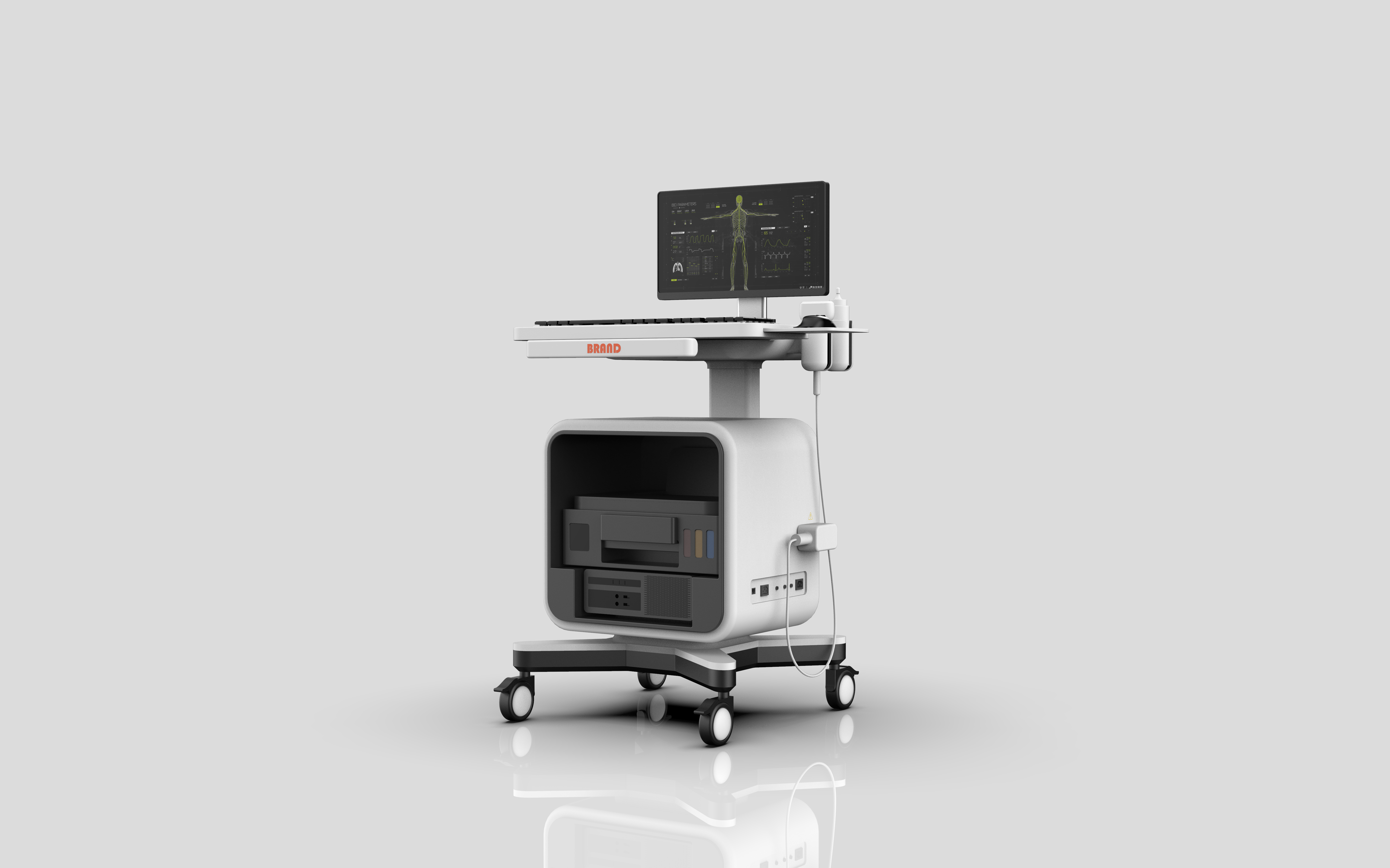 Trolley，Bone density，Medical equipment，Computer trolley，