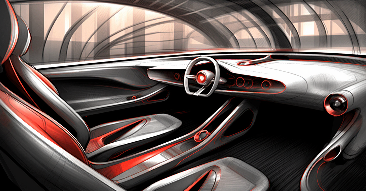 automobile，Sense of science and technology，Super run，Interior and exterior decoration，Modeling design，concept，science fiction，future，