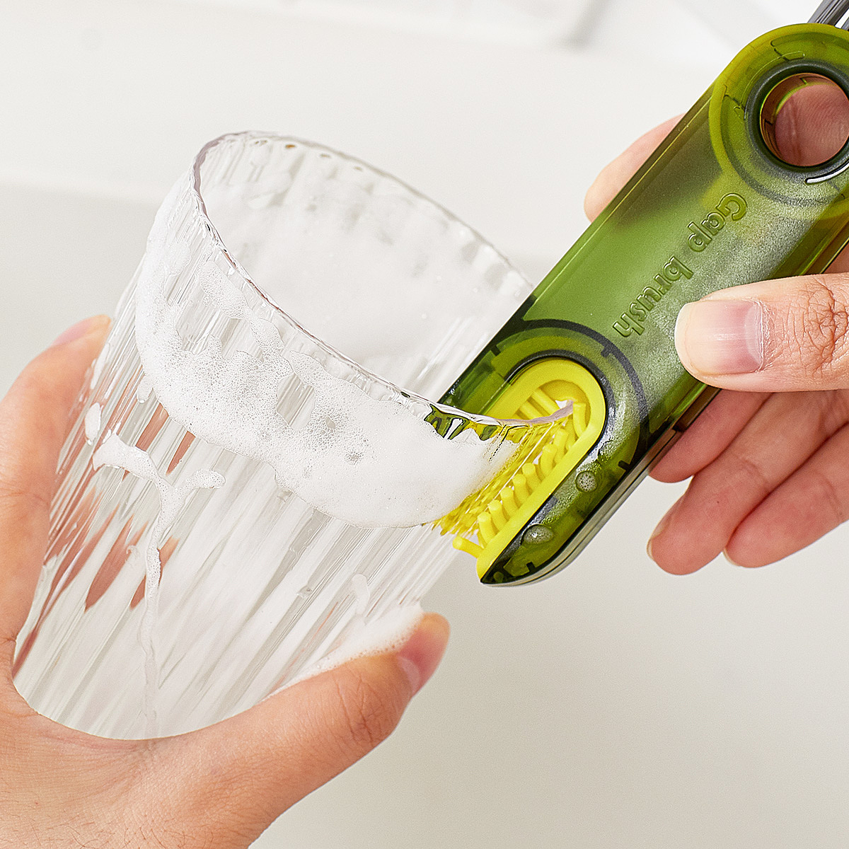 Cup brush，Household products，Creative design，Cup cleaning brush，