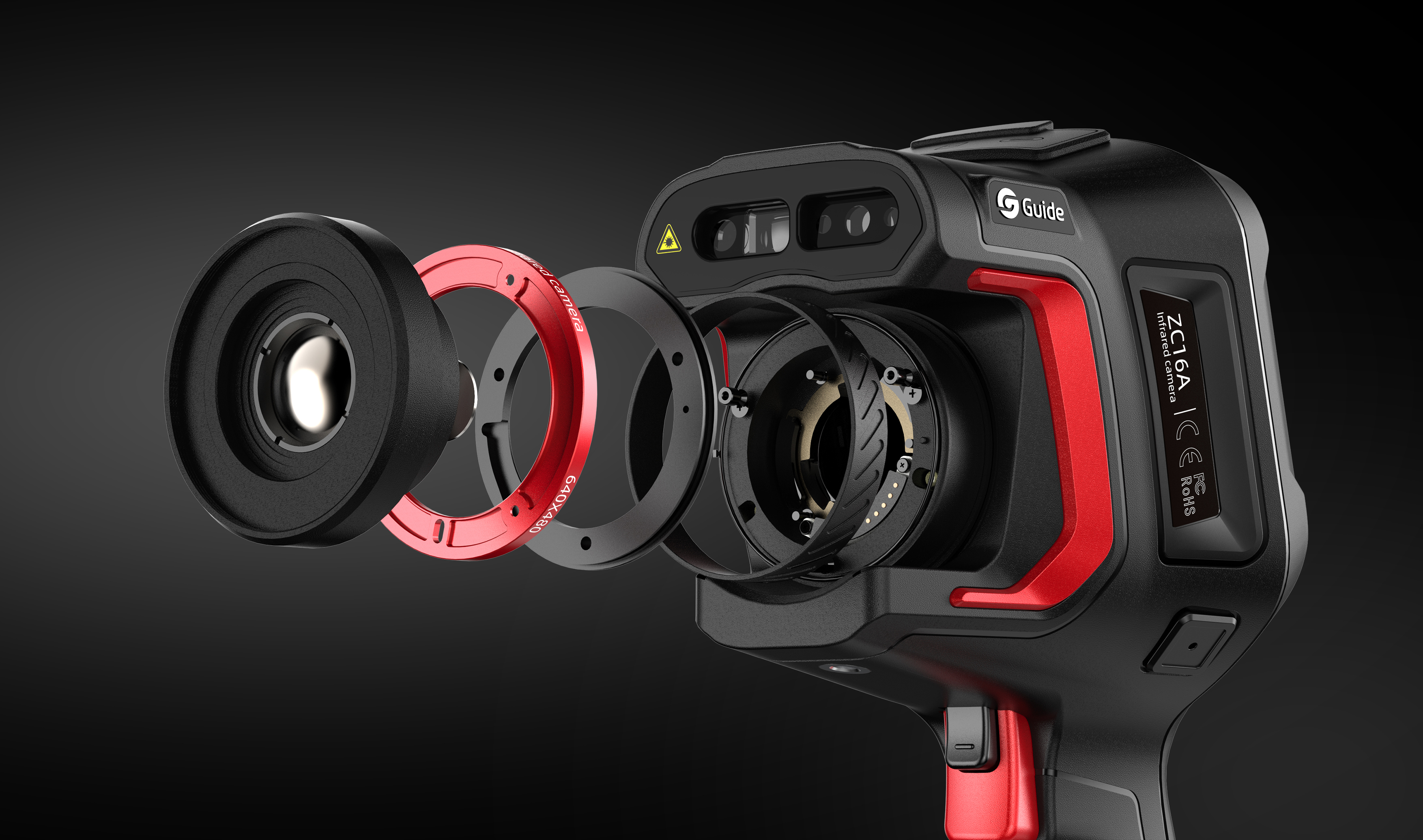 Infrared thermal imager，Hand self-focusing，