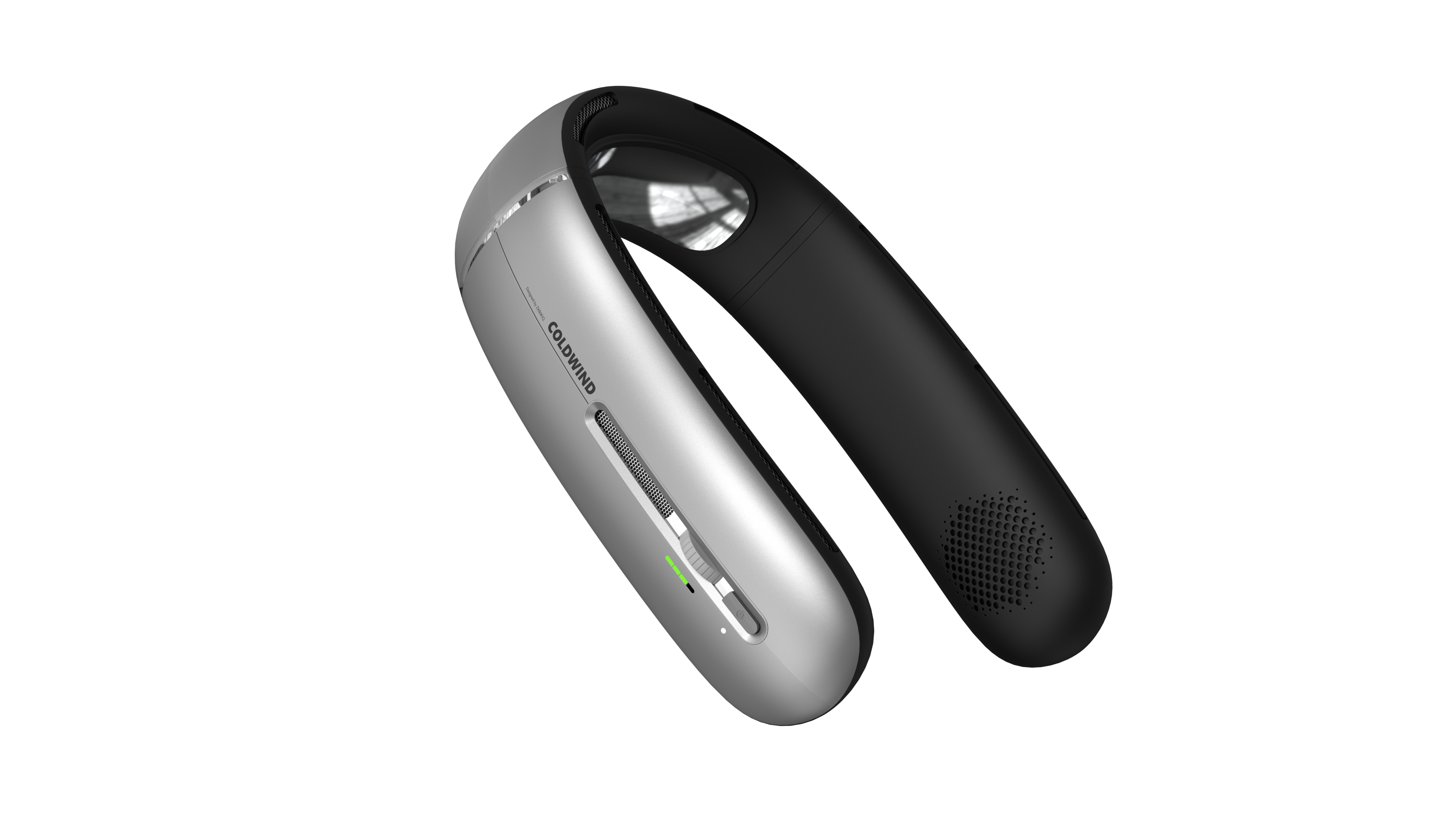 Hanging neck fan design，