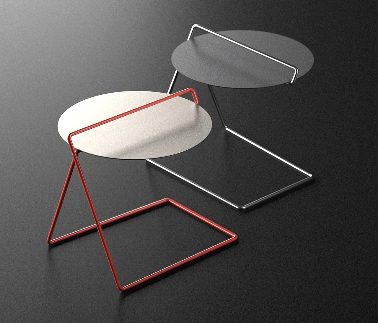 furniture，Side table，Table，SCISSOR SIDE TABLE，