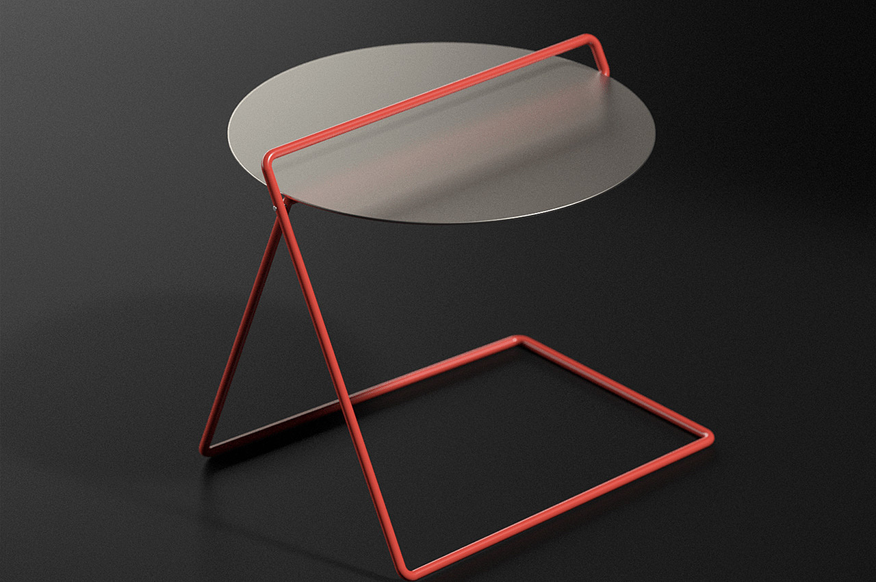 furniture，Side table，Table，SCISSOR SIDE TABLE，