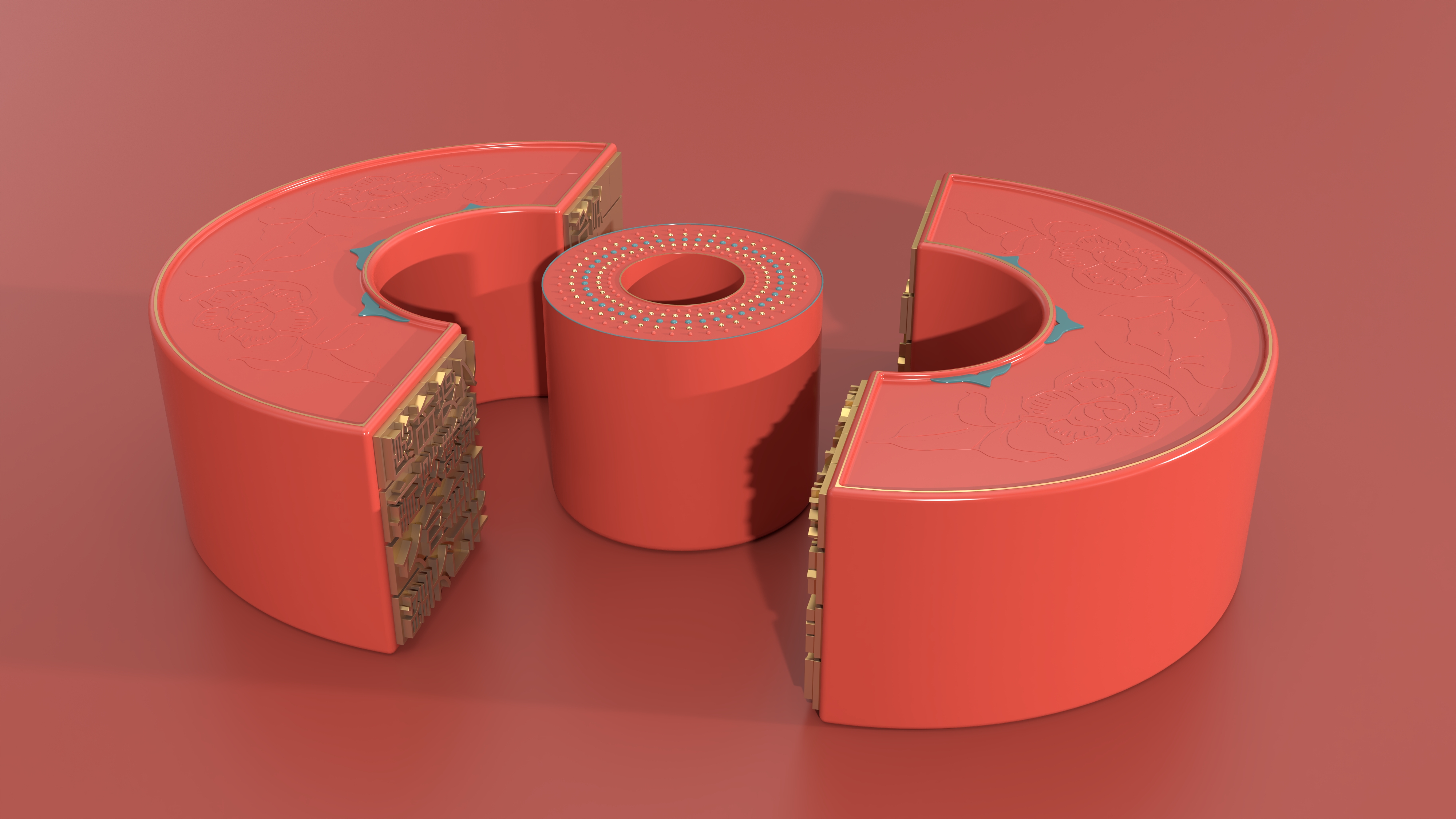 Cultural and creative design，Wedding Supplies Design，product design，National style，