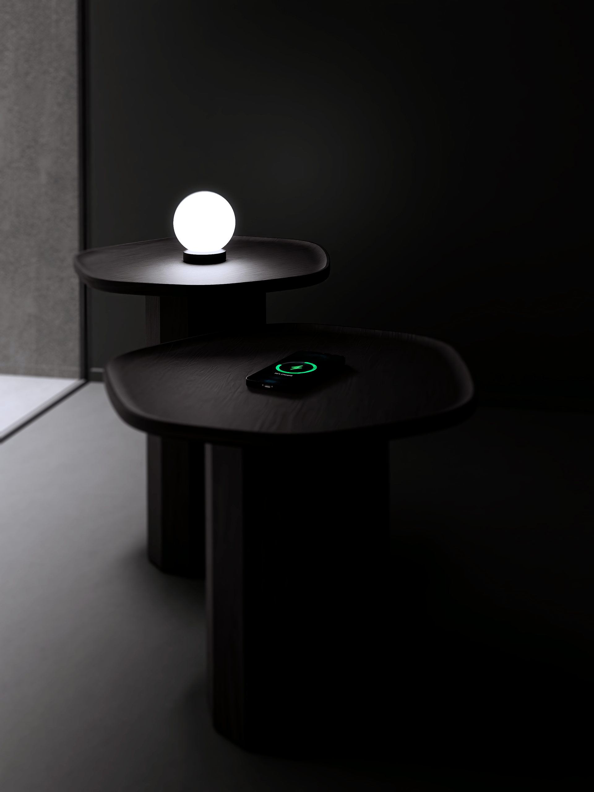 furniture，interior space ，Designer furniture，furniture design ，Wireless charging，Side table，lamps and lanterns，Wall lamp，