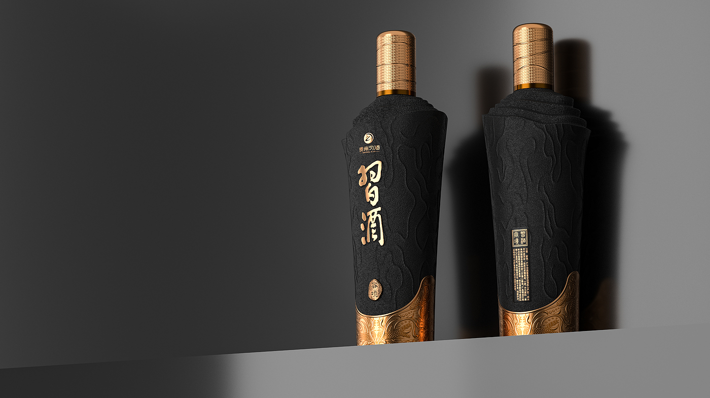 High-end liquor，Baijiu packaging design，industrial design，Artwork，
