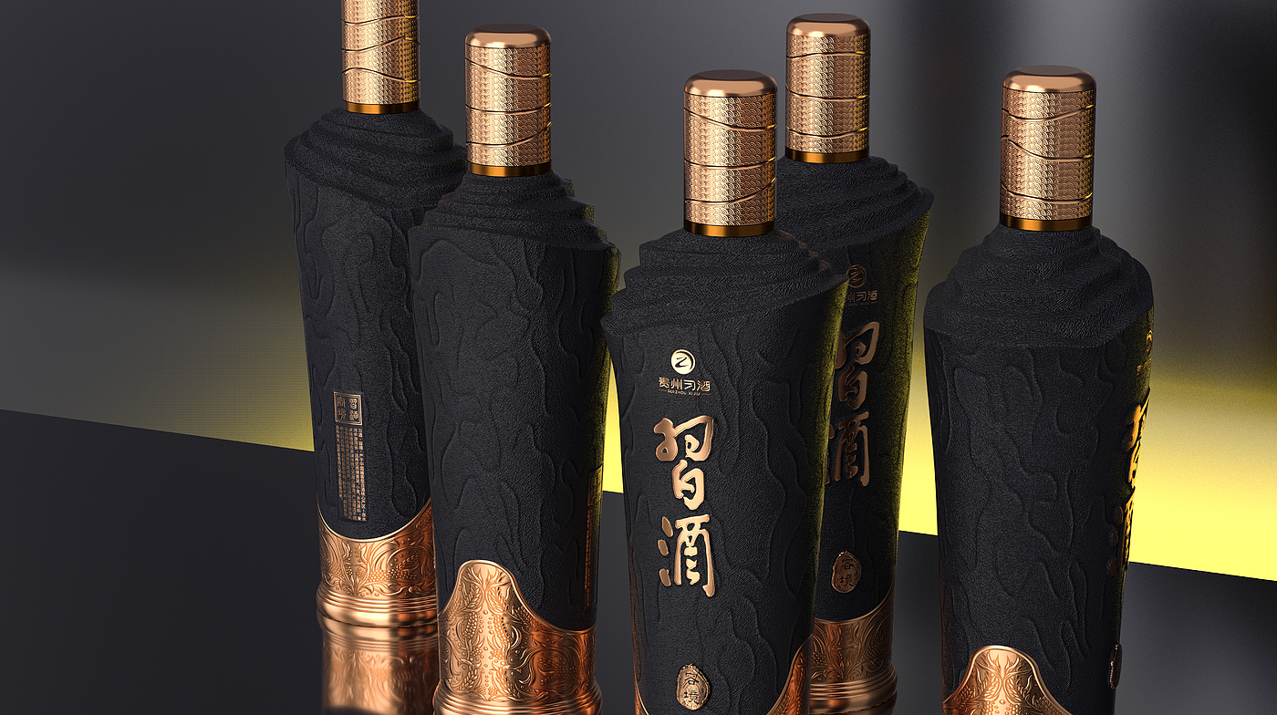 High-end liquor，Baijiu packaging design，industrial design，Artwork，