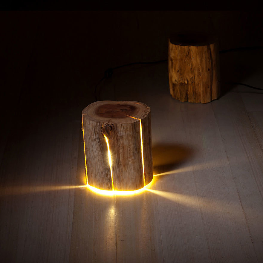 furniture，Home Furnishing，lamp，Night light，Stump，fairy tale，