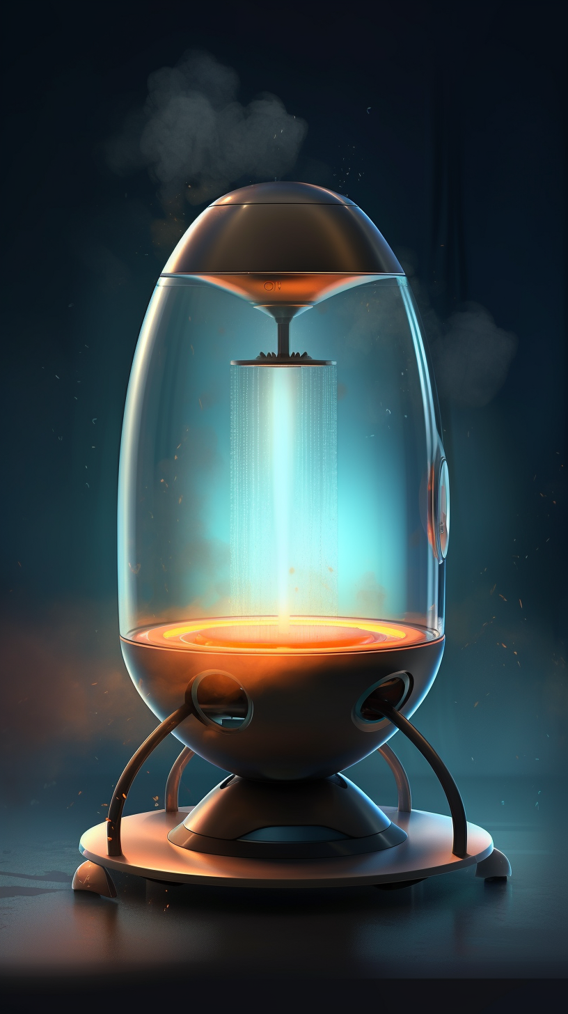 Humidifier，science and technology，concept，ai，design sketch，