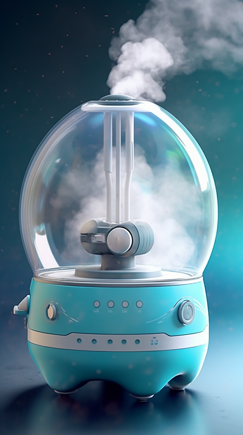 Humidifier，science and technology，concept，ai，design sketch，