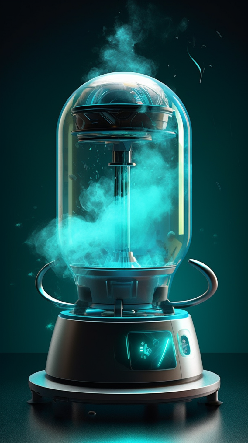 Humidifier，science and technology，concept，ai，design sketch，