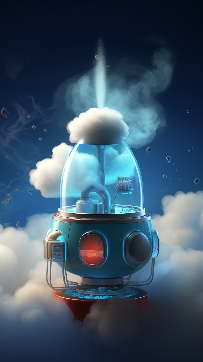 Humidifier，science and technology，concept，ai，design sketch，