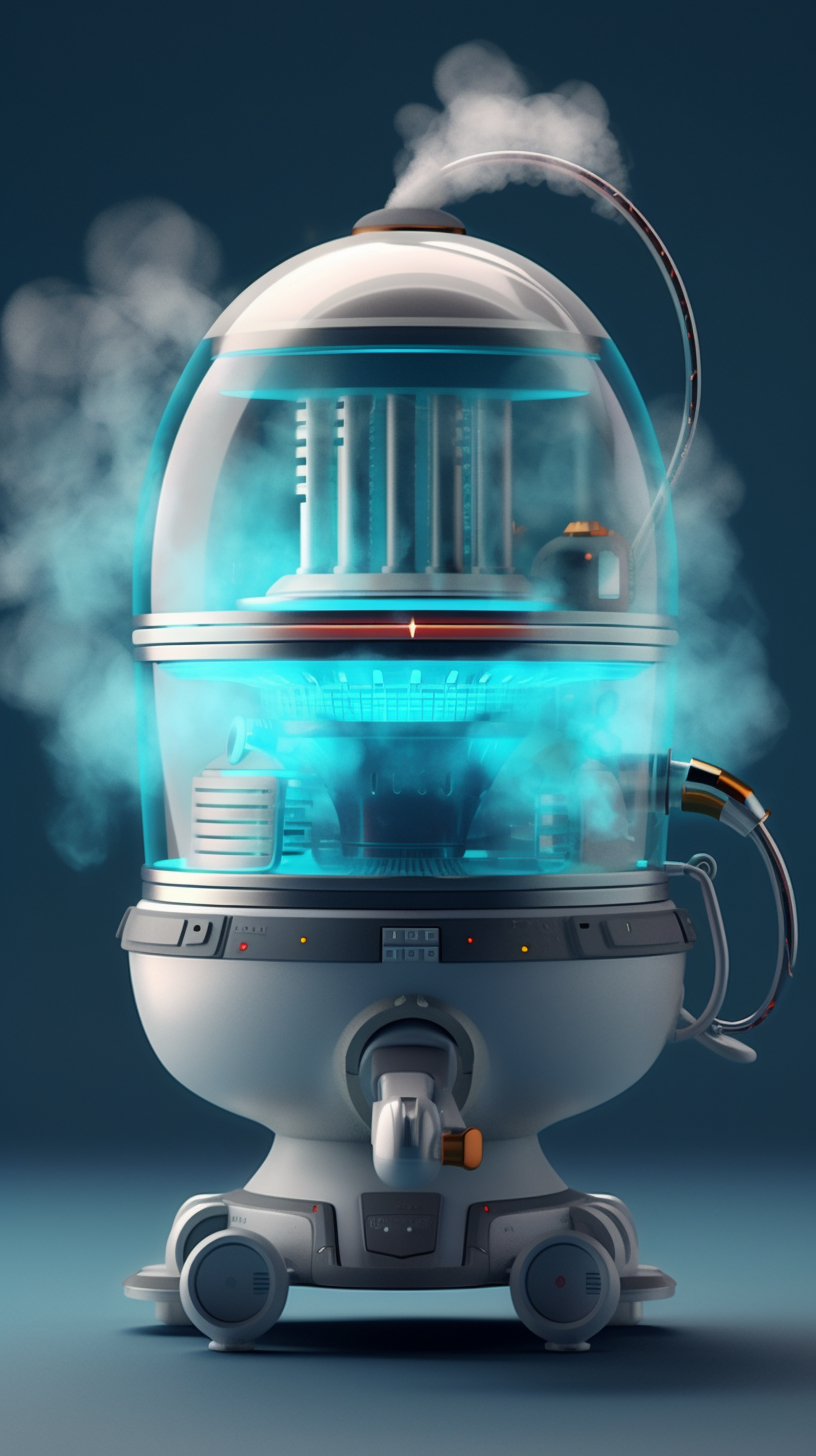 Humidifier，science and technology，concept，ai，design sketch，