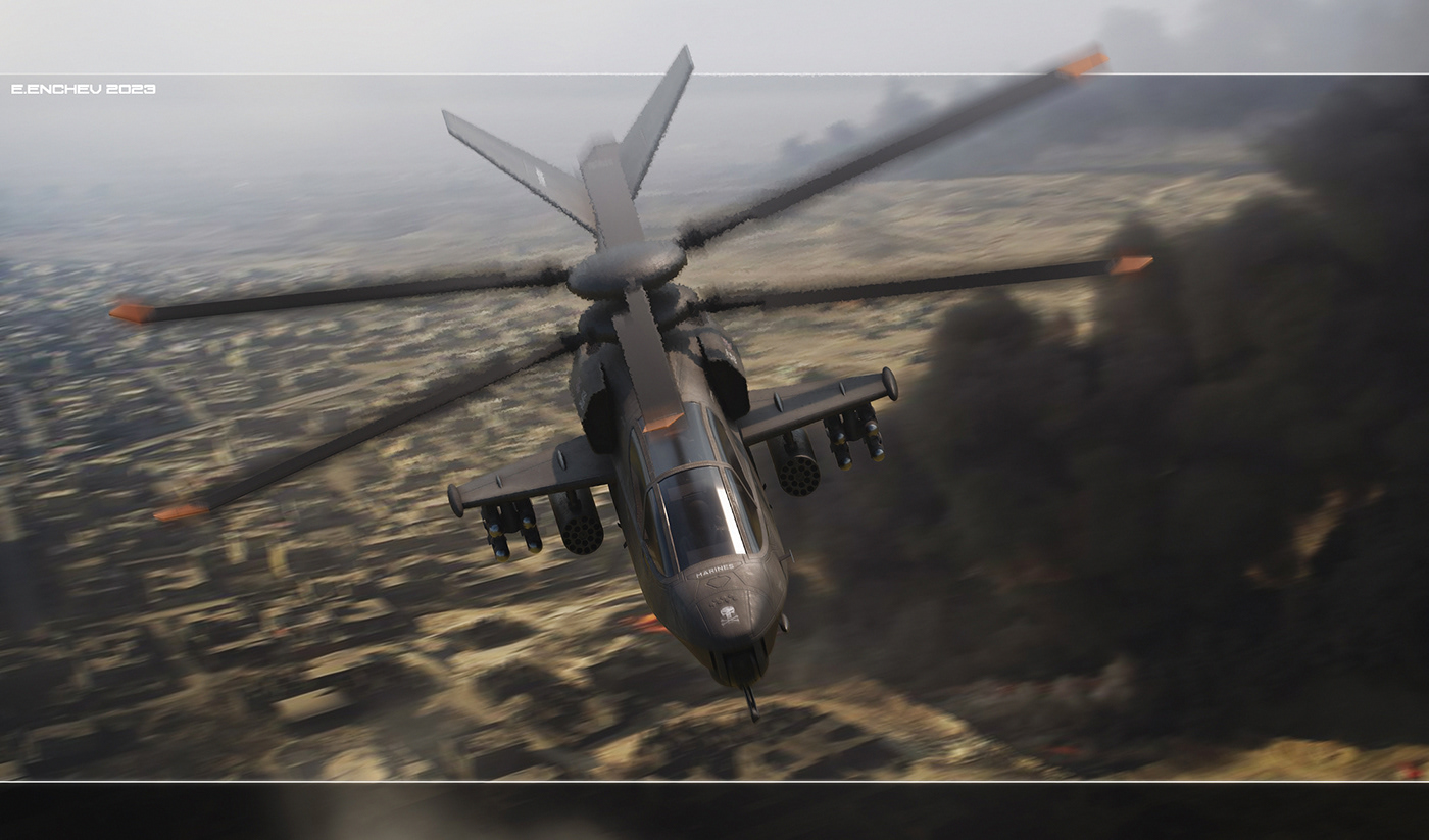 Attack helicopter，helicopter，vehicle，aircraft，combat helicopter，