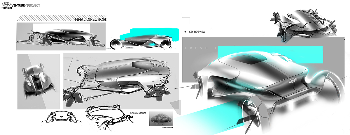Concept Car，automobile，illustration，hyundai，
