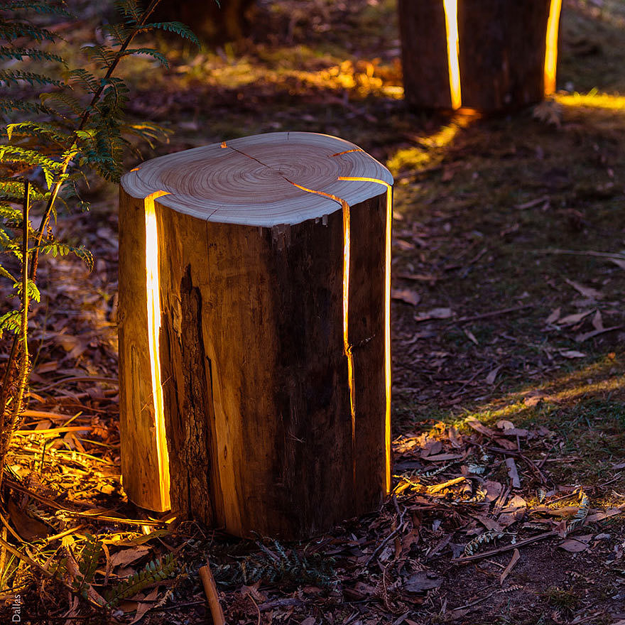 furniture，Home Furnishing，lamp，Night light，Stump，fairy tale，