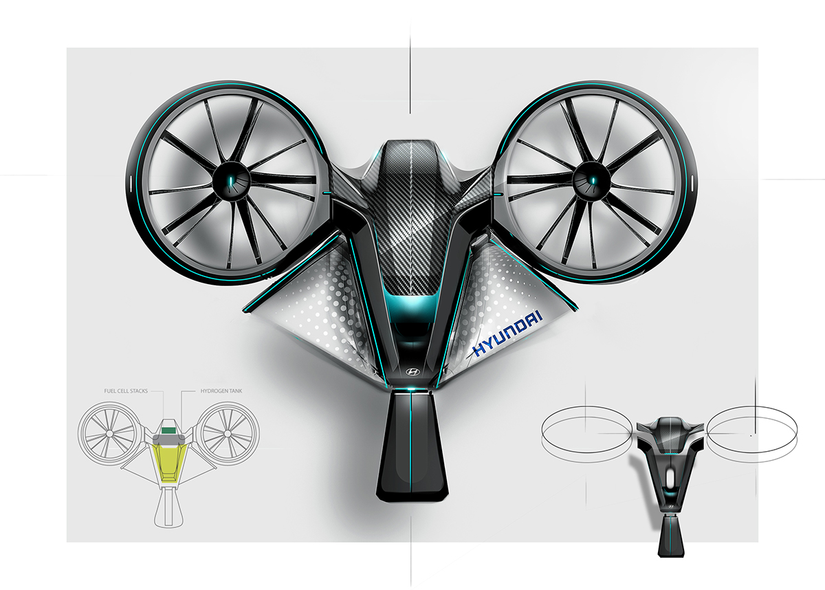 Concept Car，automobile，illustration，hyundai，