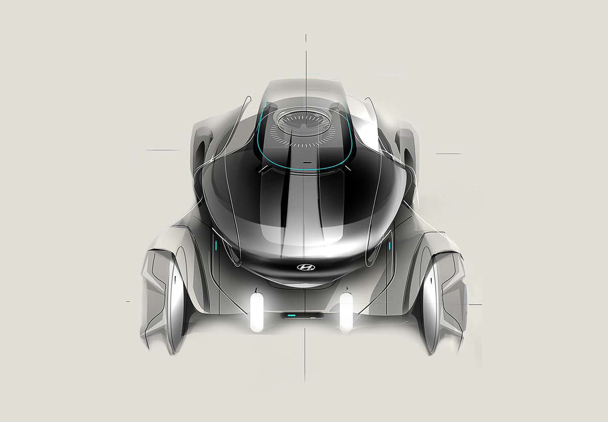 Concept Car，automobile，illustration，hyundai，