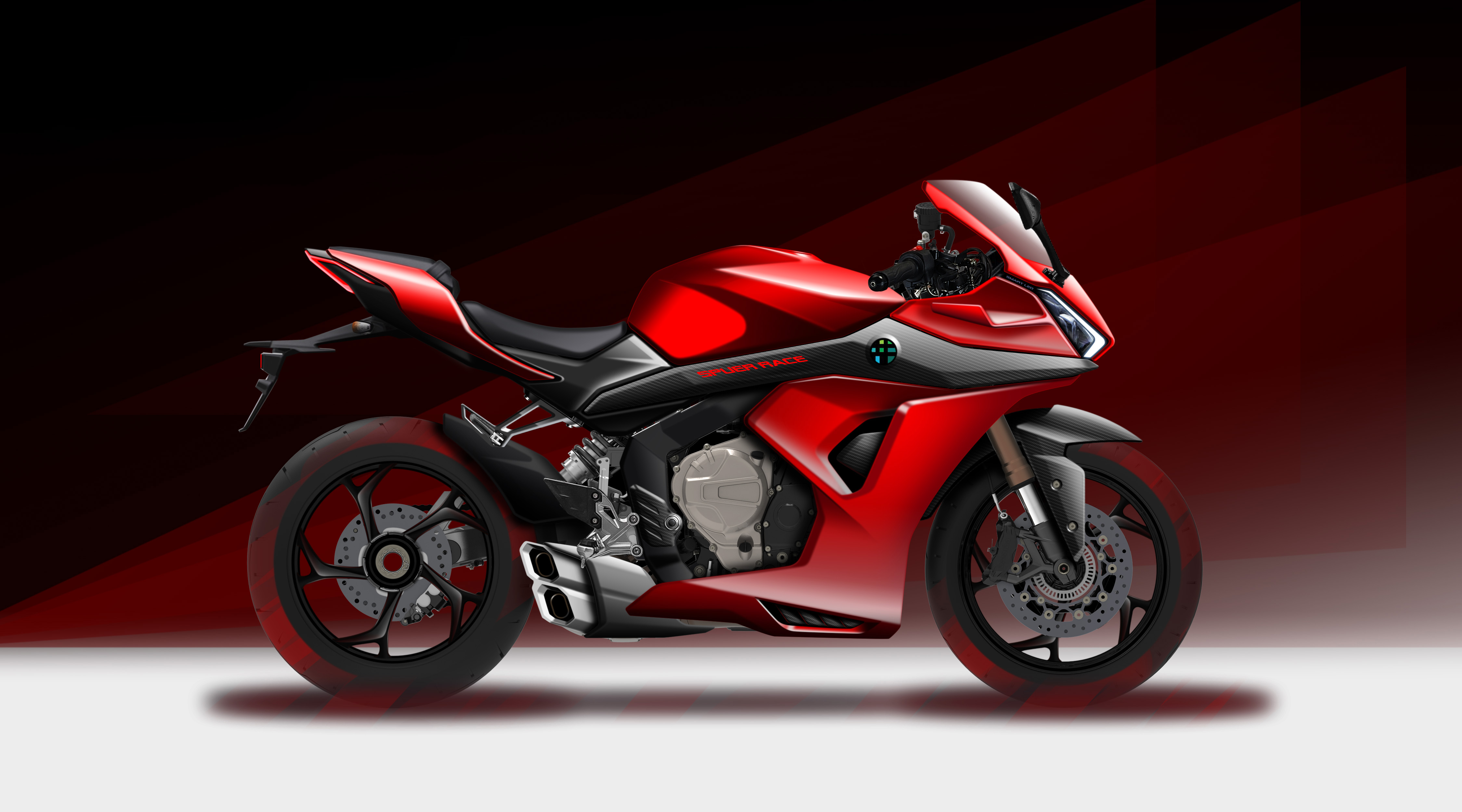 Imitation race, motorcycle，