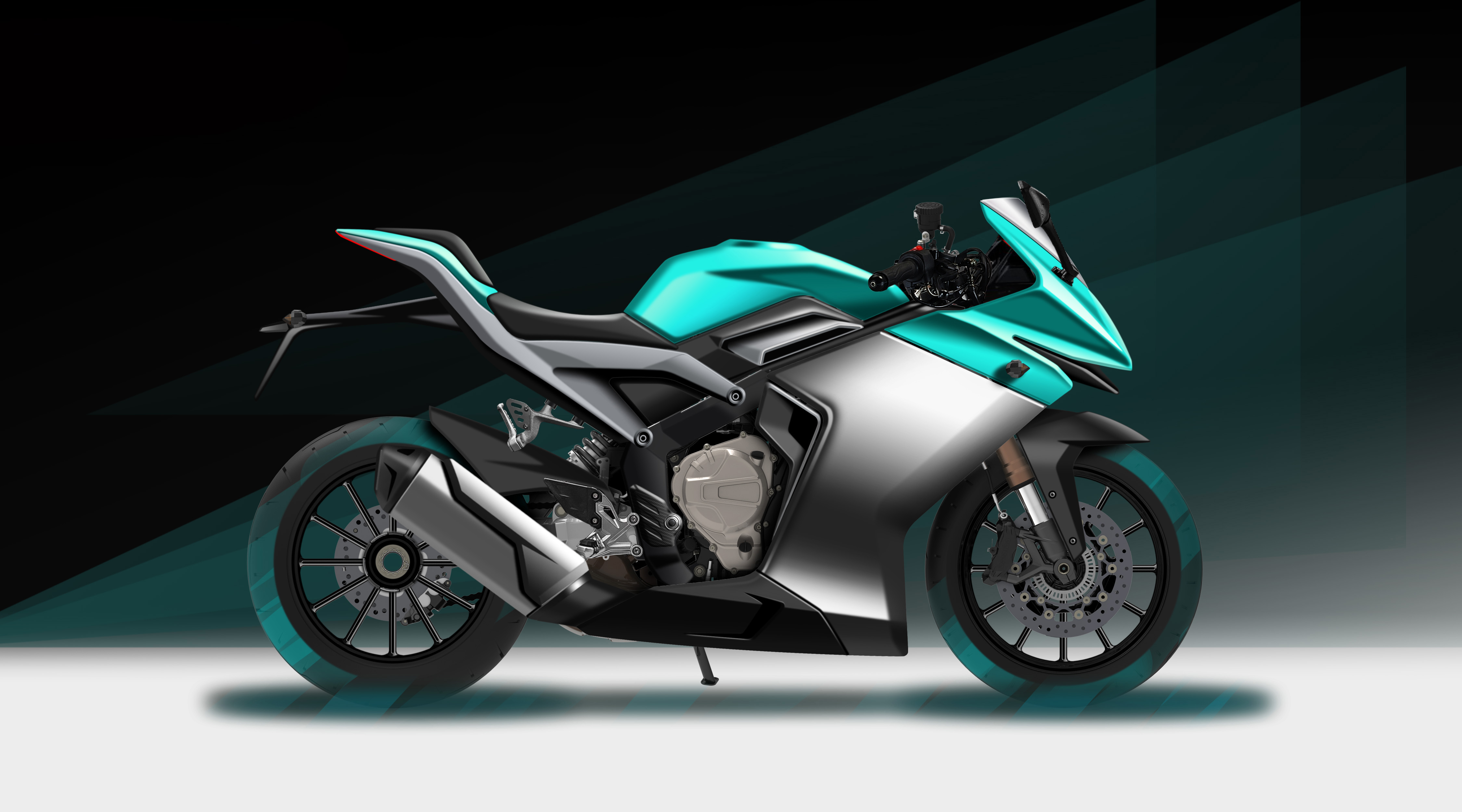 Imitation race, motorcycle，