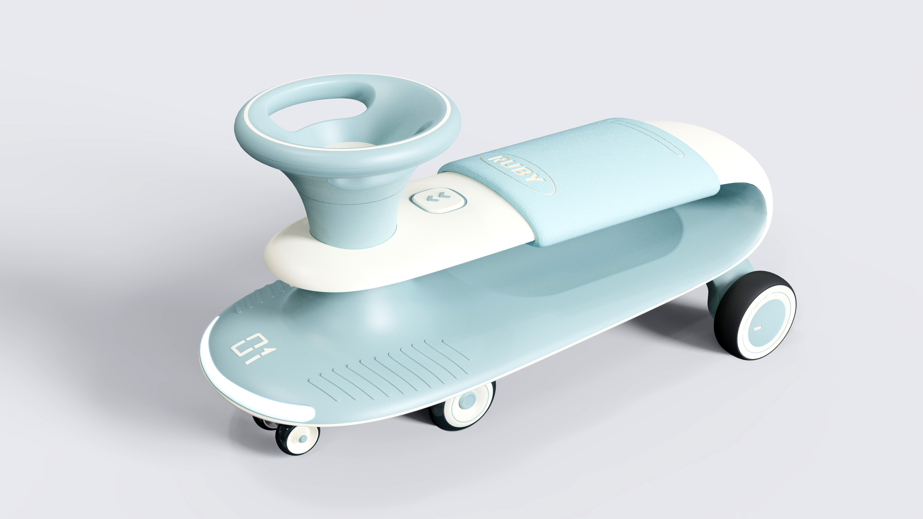 Appearance design，Structural design，Children's car design，Children's torsion car，
