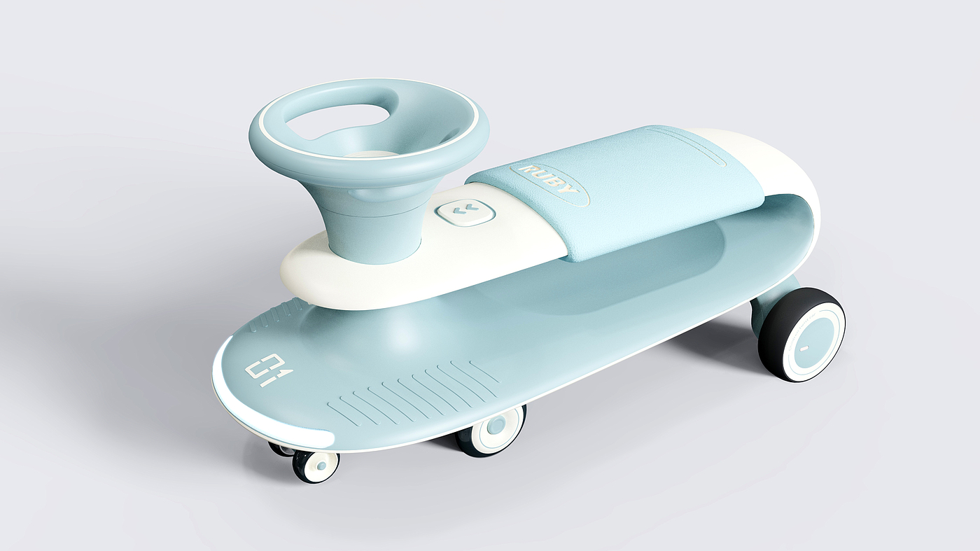 Appearance design，Structural design，Children's car design，Children's torsion car，