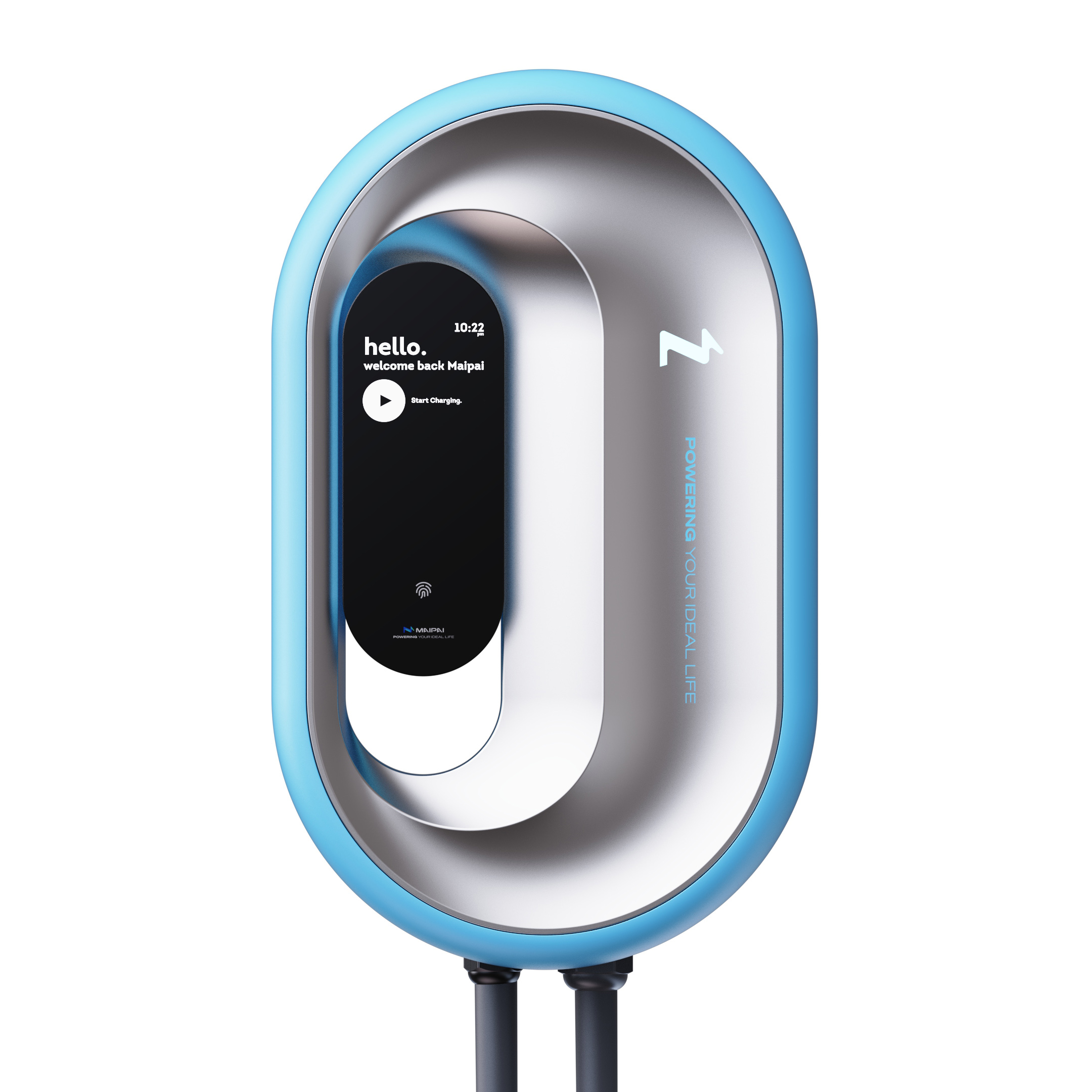 industrial design，product design，Design case sharing，Appearance design，Charging pile，Morgan Design，Wall-mounted charging pile，