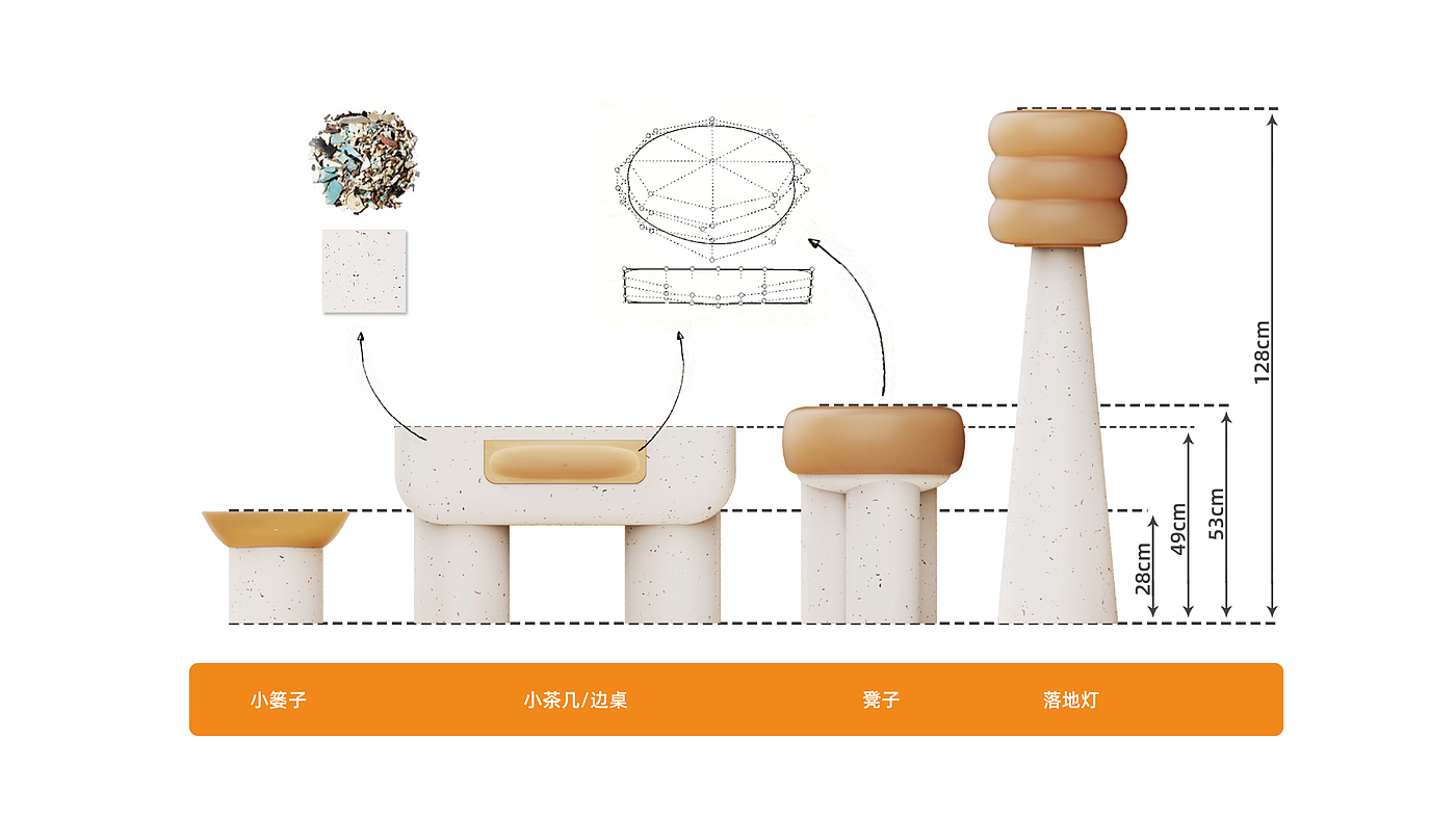 Belly，Belly Chair，Series furniture design，furniture design ，BELLY，product design，