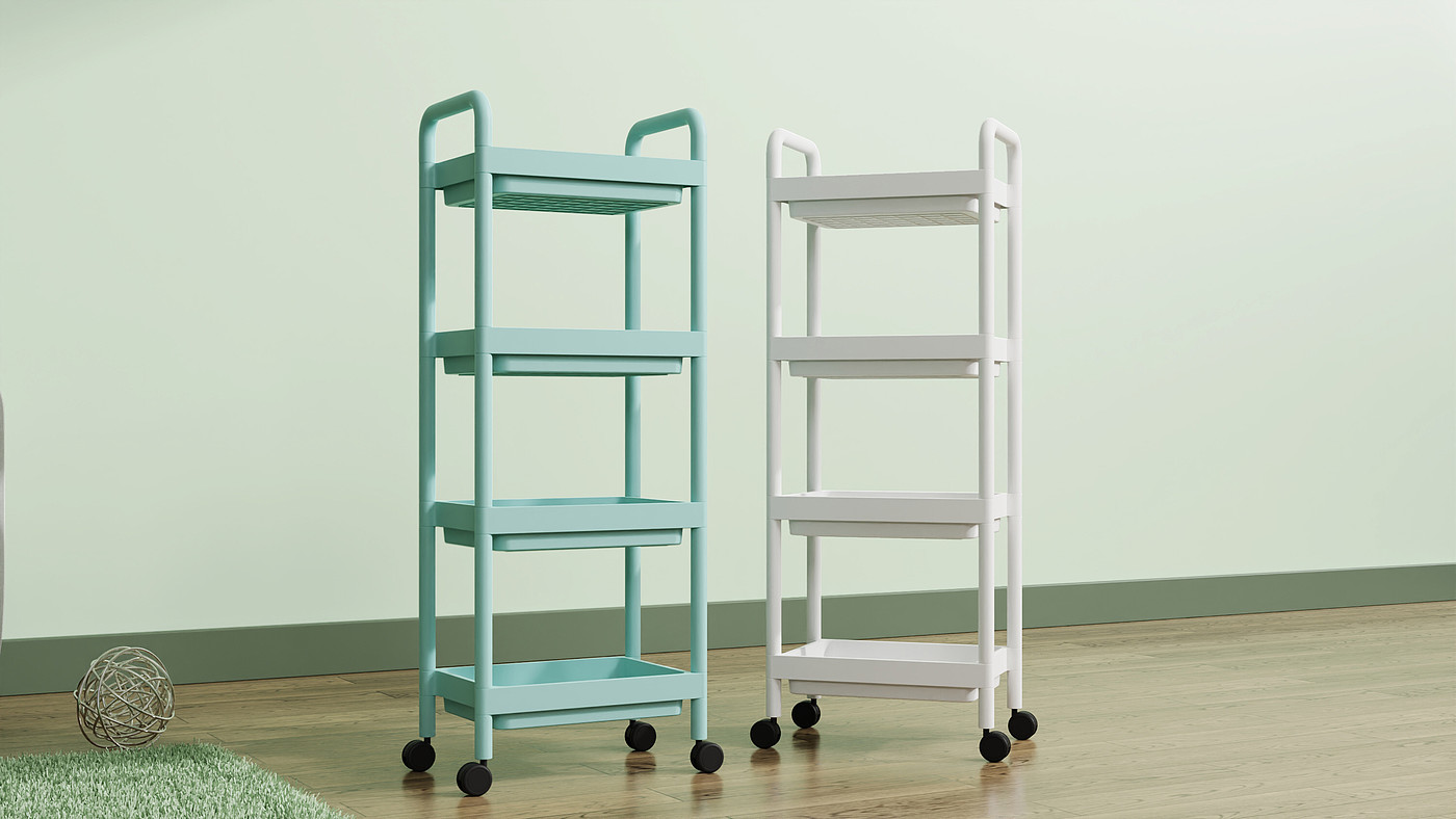 Storage rack，Storage shelf，Storage Rack Trolley，Storage trolley，Storage Rack，Bedroom storage rack，