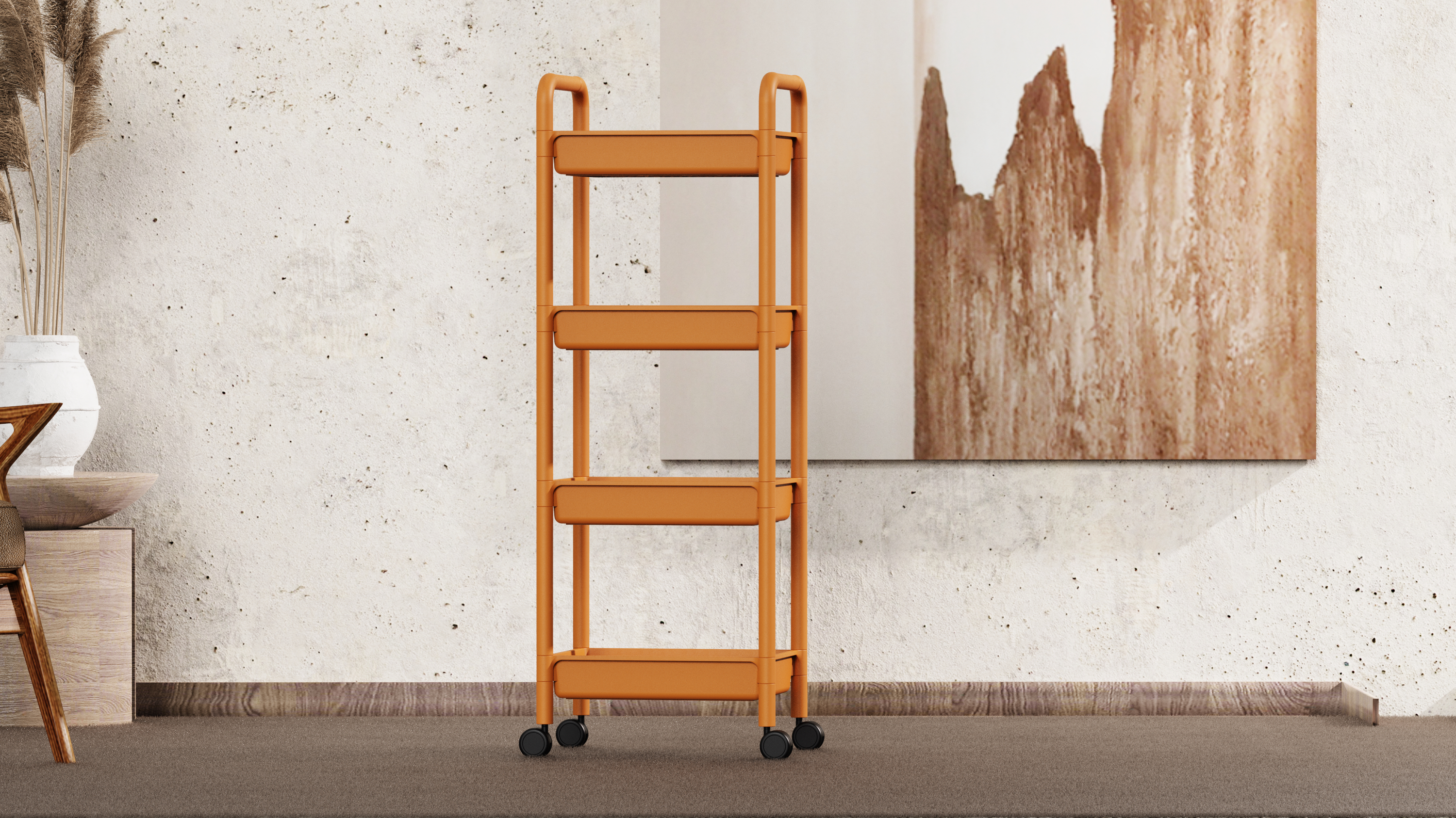 Storage rack，Storage shelf，Storage Rack Trolley，Storage trolley，Storage Rack，Bedroom storage rack，