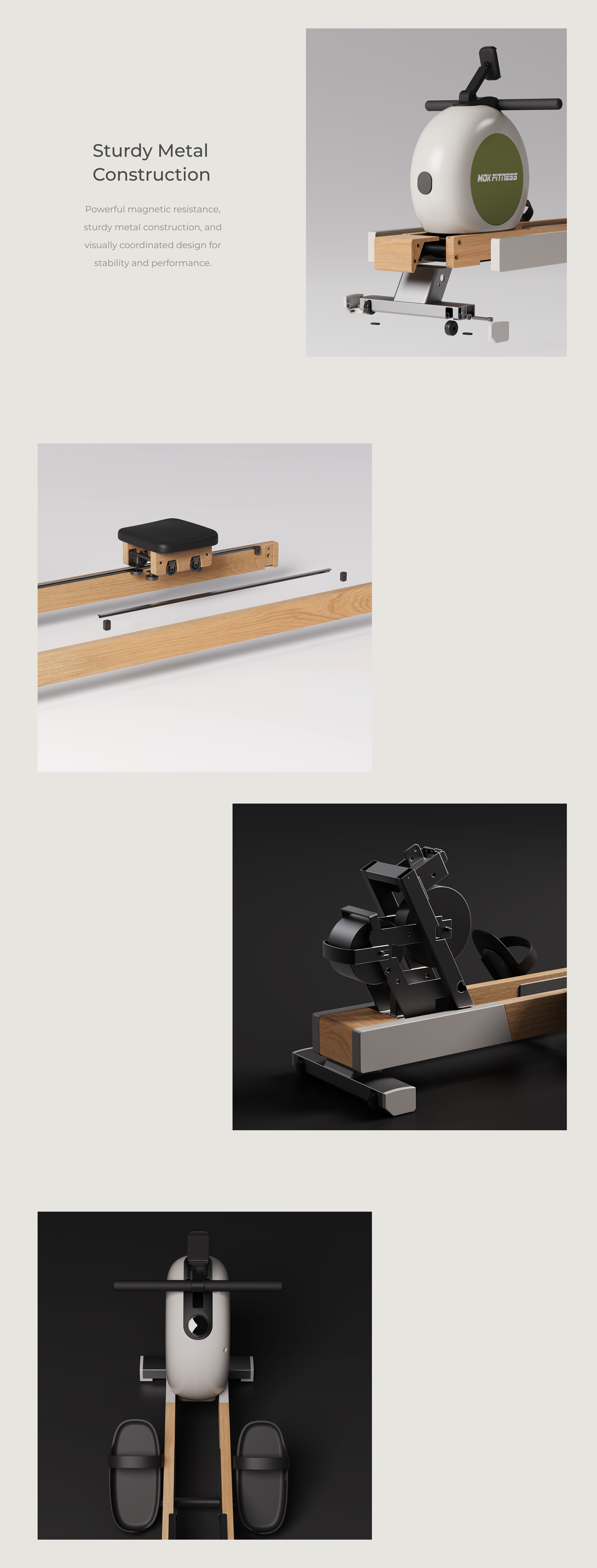 Health exercise，Rowing machine，Home，to work in an office，Aerobic，apparatus，Structural design，Intelligent products，