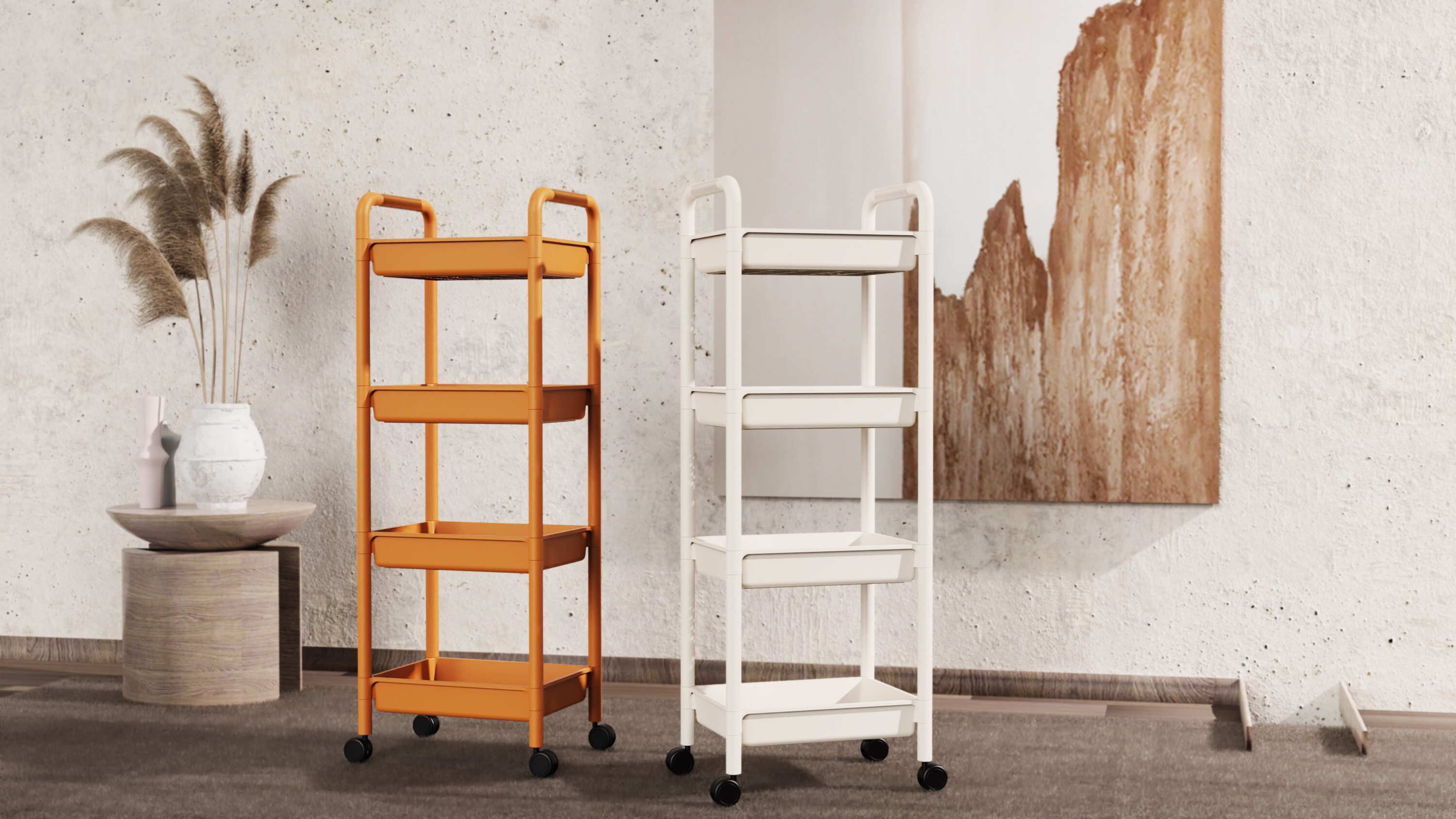 Storage rack，Storage shelf，Storage Rack Trolley，Storage trolley，Storage Rack，Bedroom storage rack，