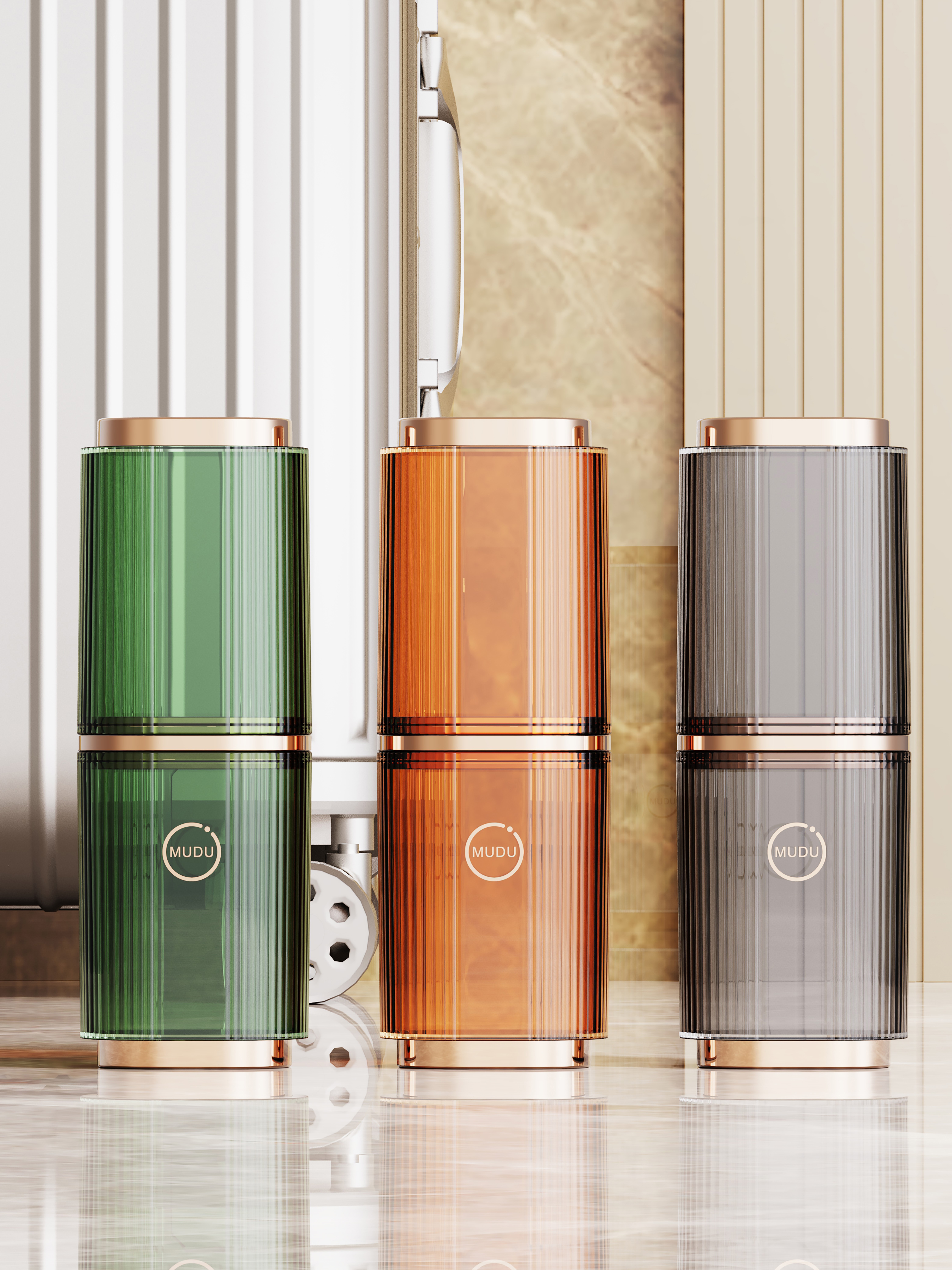 Gargle cup，Toothbrush box，