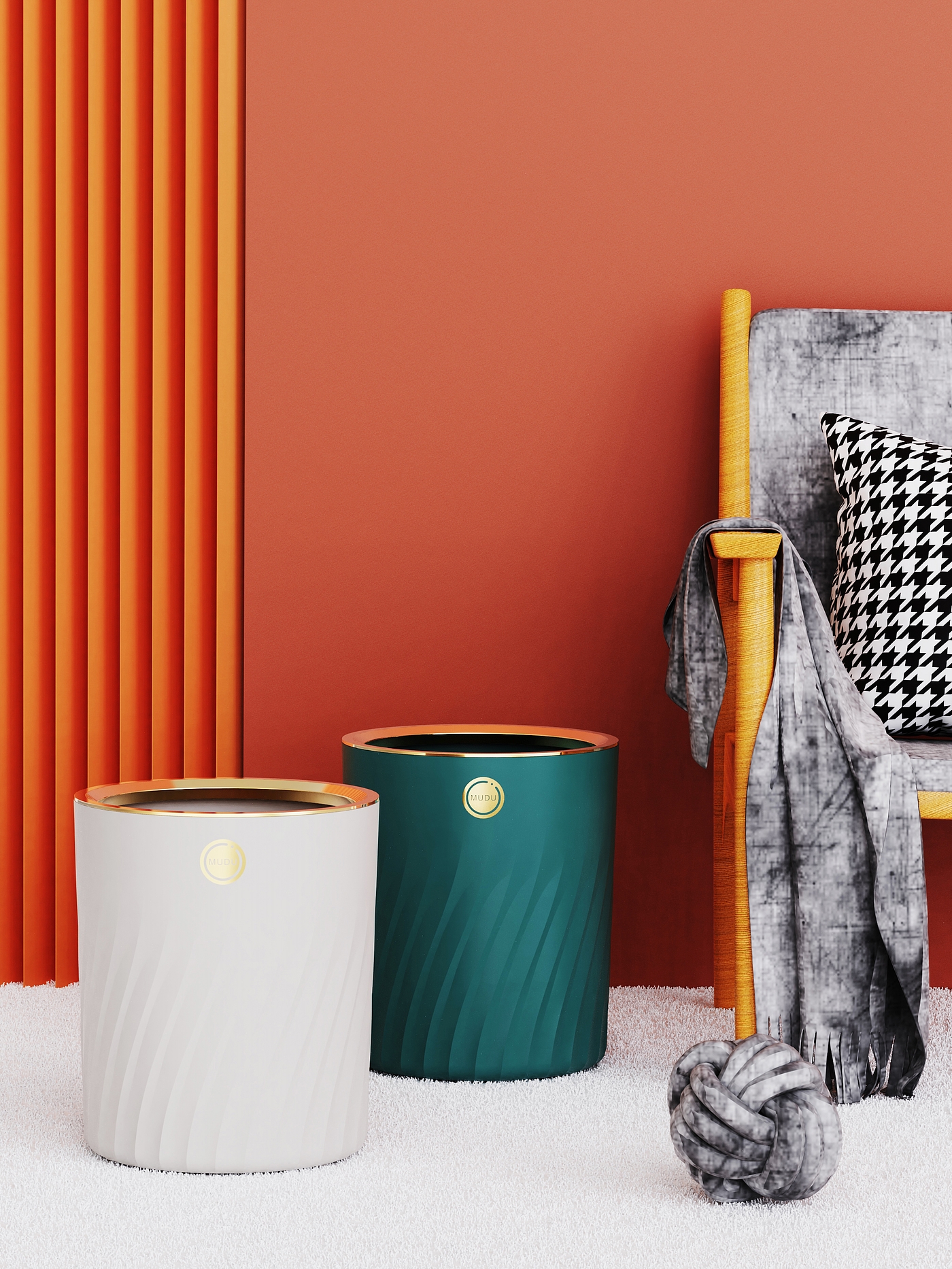 trash can，