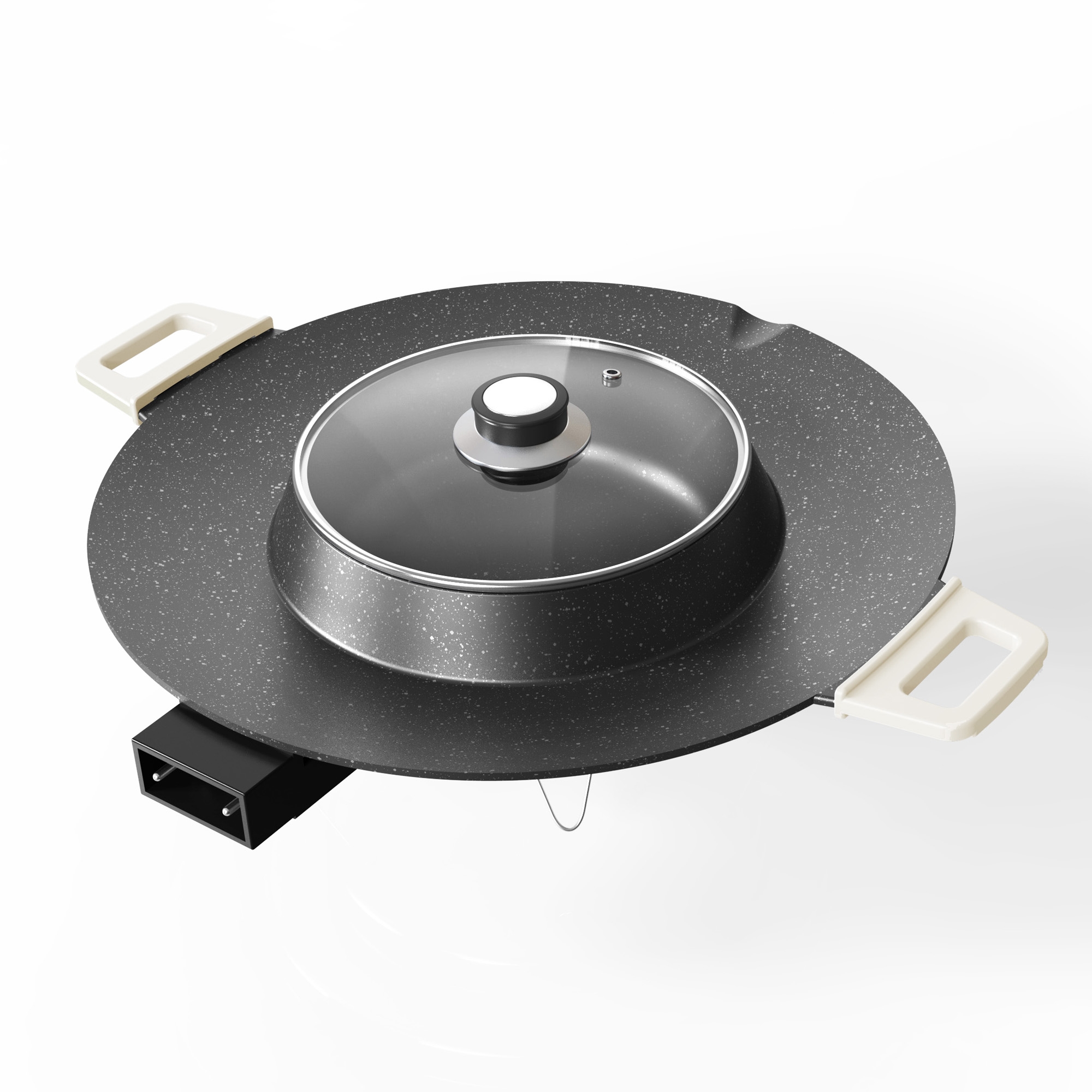 Rinse and bake in one，diamond shape，Electric baking pan，Household Electric Appliances，an electric appliance，small home appliances，Household appliances，