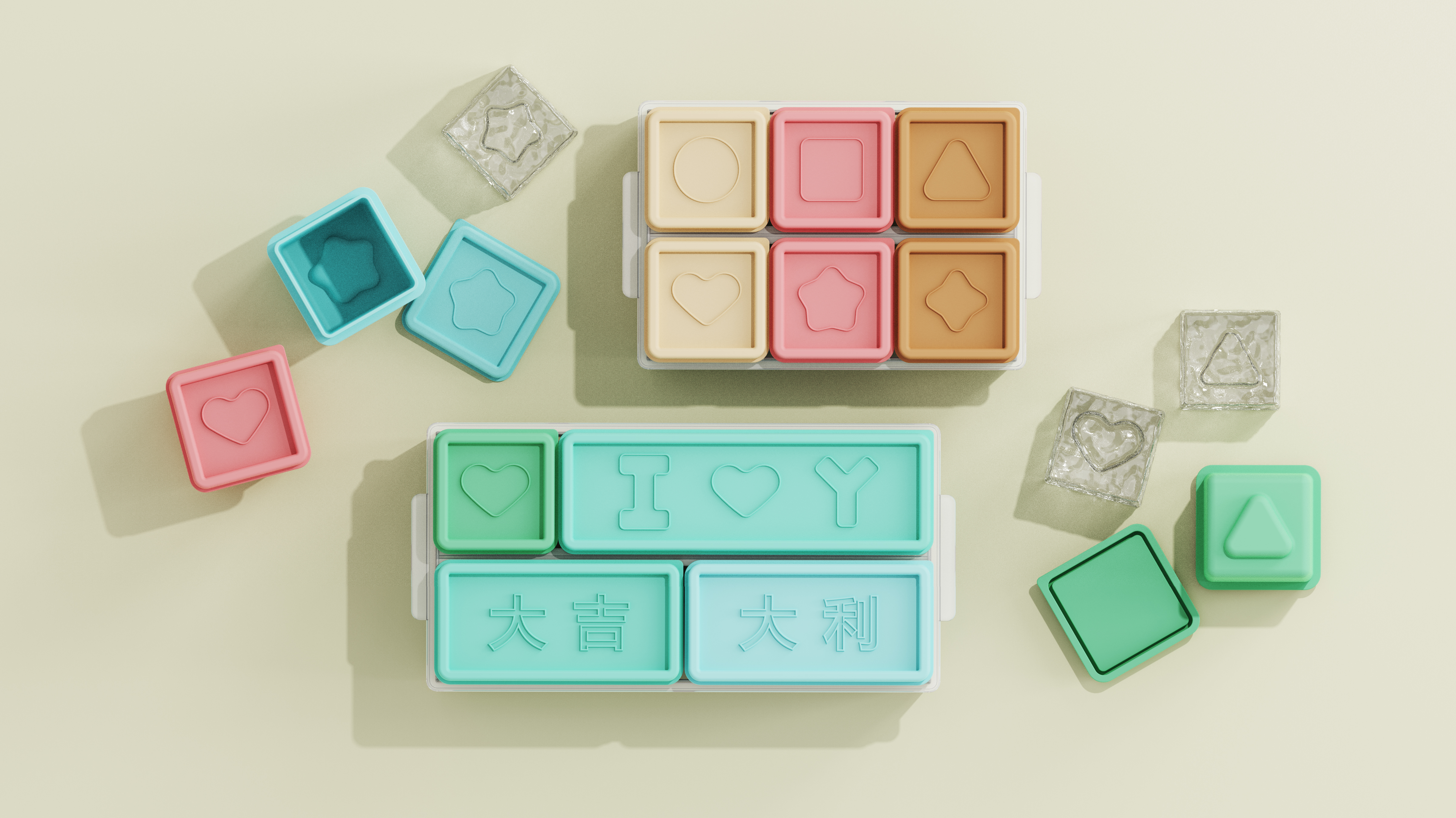 Food supplement/ice-silicone-cute，