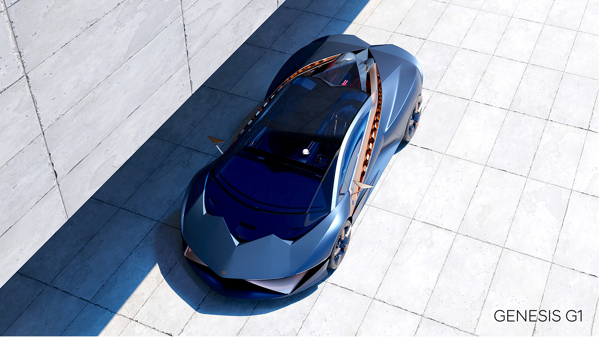 Automobile design，Genesis G1，Hybrid mid-mounted power，Luxury sports car，