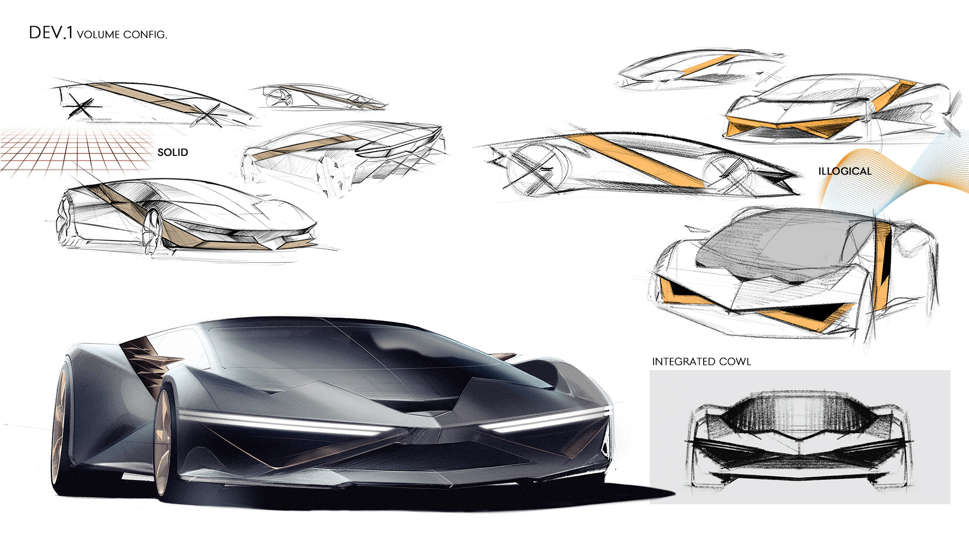 Automobile design，Genesis G1，Hybrid mid-mounted power，Luxury sports car，