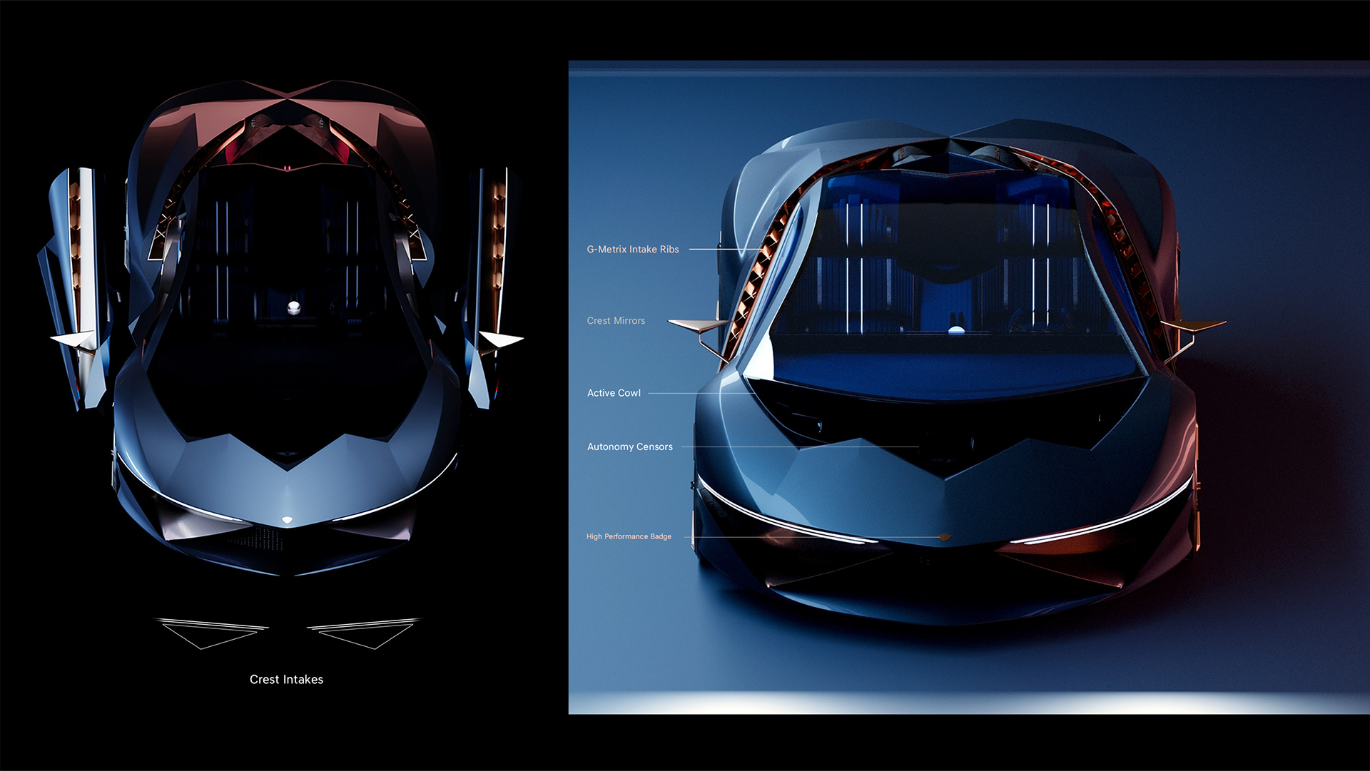 Automobile design，Genesis G1，Hybrid mid-mounted power，Luxury sports car，