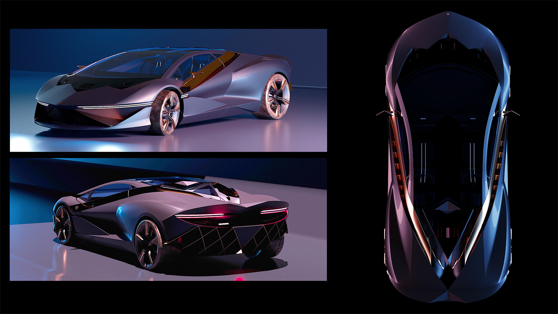 Automobile design，Genesis G1，Hybrid mid-mounted power，Luxury sports car，