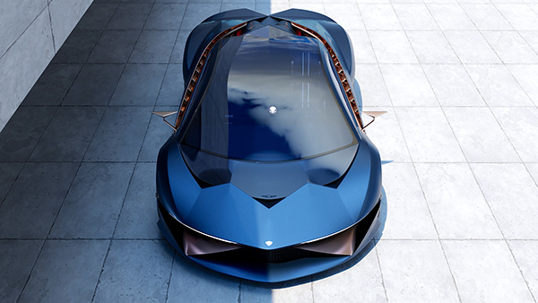 Automobile design，Genesis G1，Hybrid mid-mounted power，Luxury sports car，