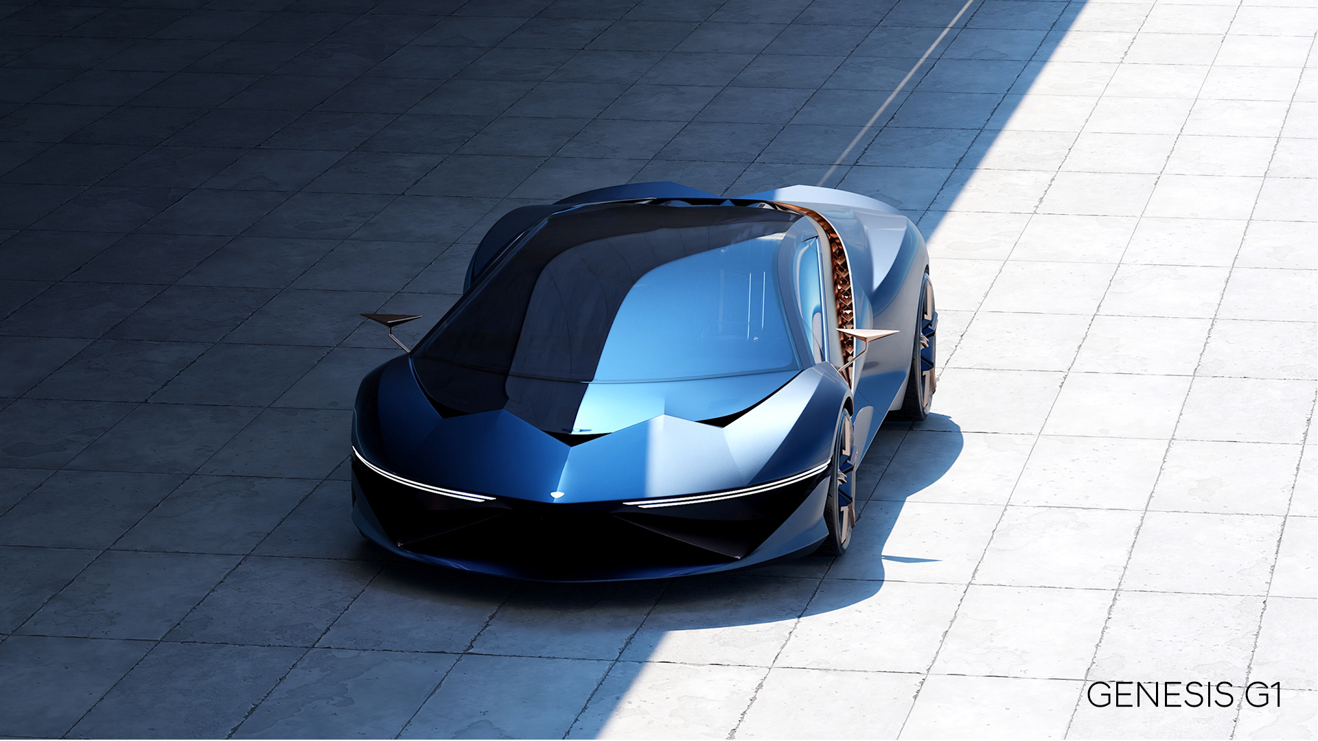 Automobile design，Genesis G1，Hybrid mid-mounted power，Luxury sports car，