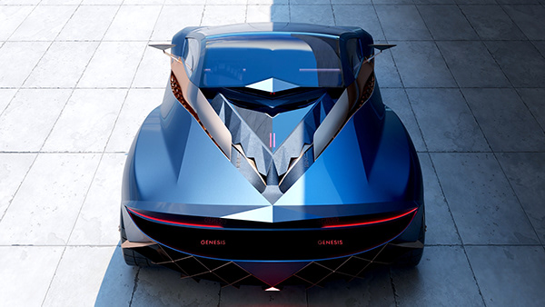 Automobile design，Genesis G1，Hybrid mid-mounted power，Luxury sports car，