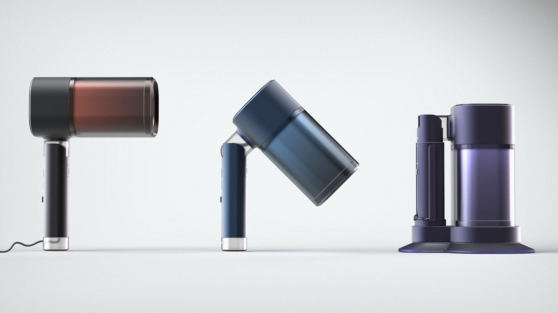 product design，hair drier，Easy storage，good-looking，