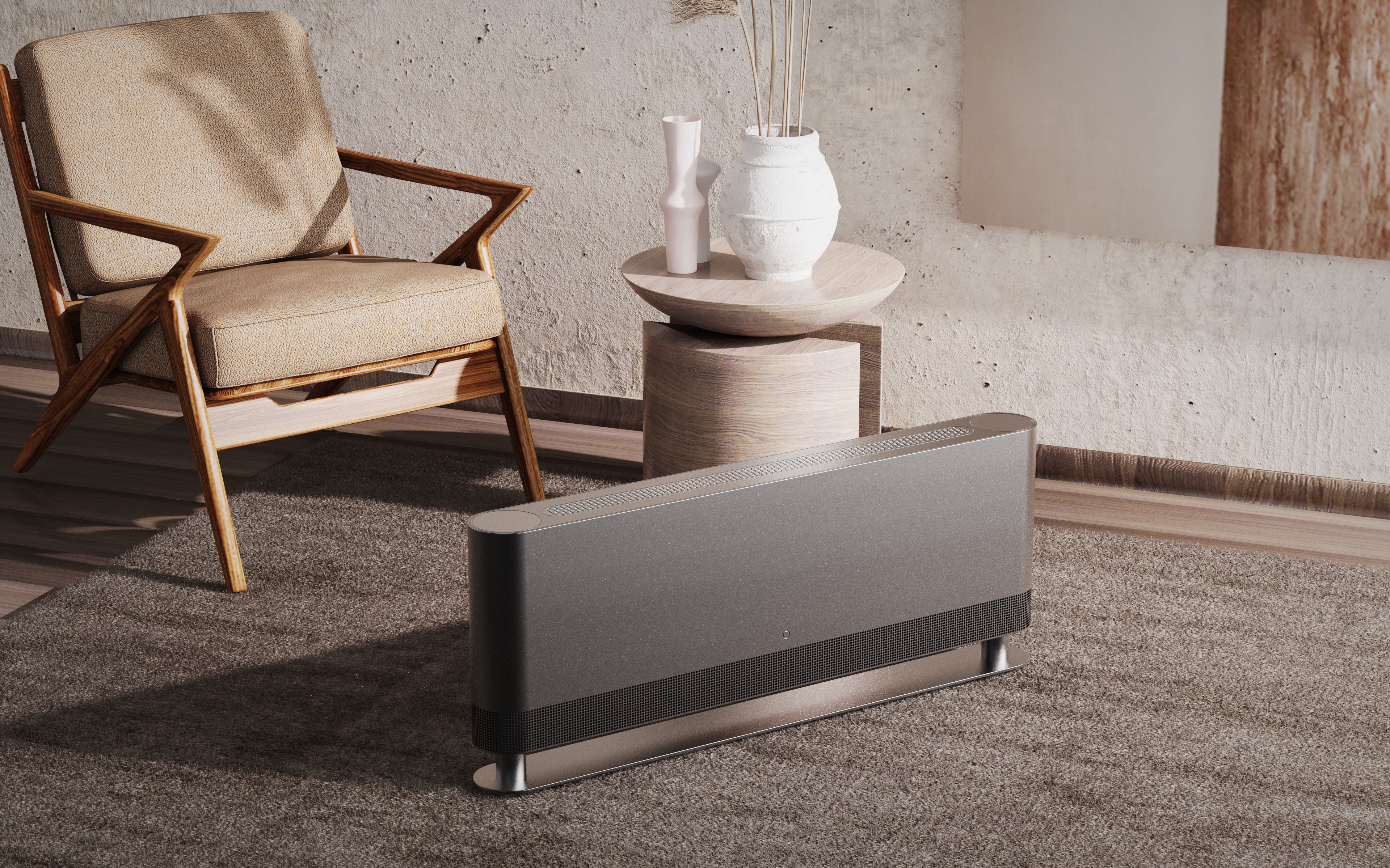 Heater，small home appliances，Minimalist design ，industrial design，product design，Warm fan，conceptual design，